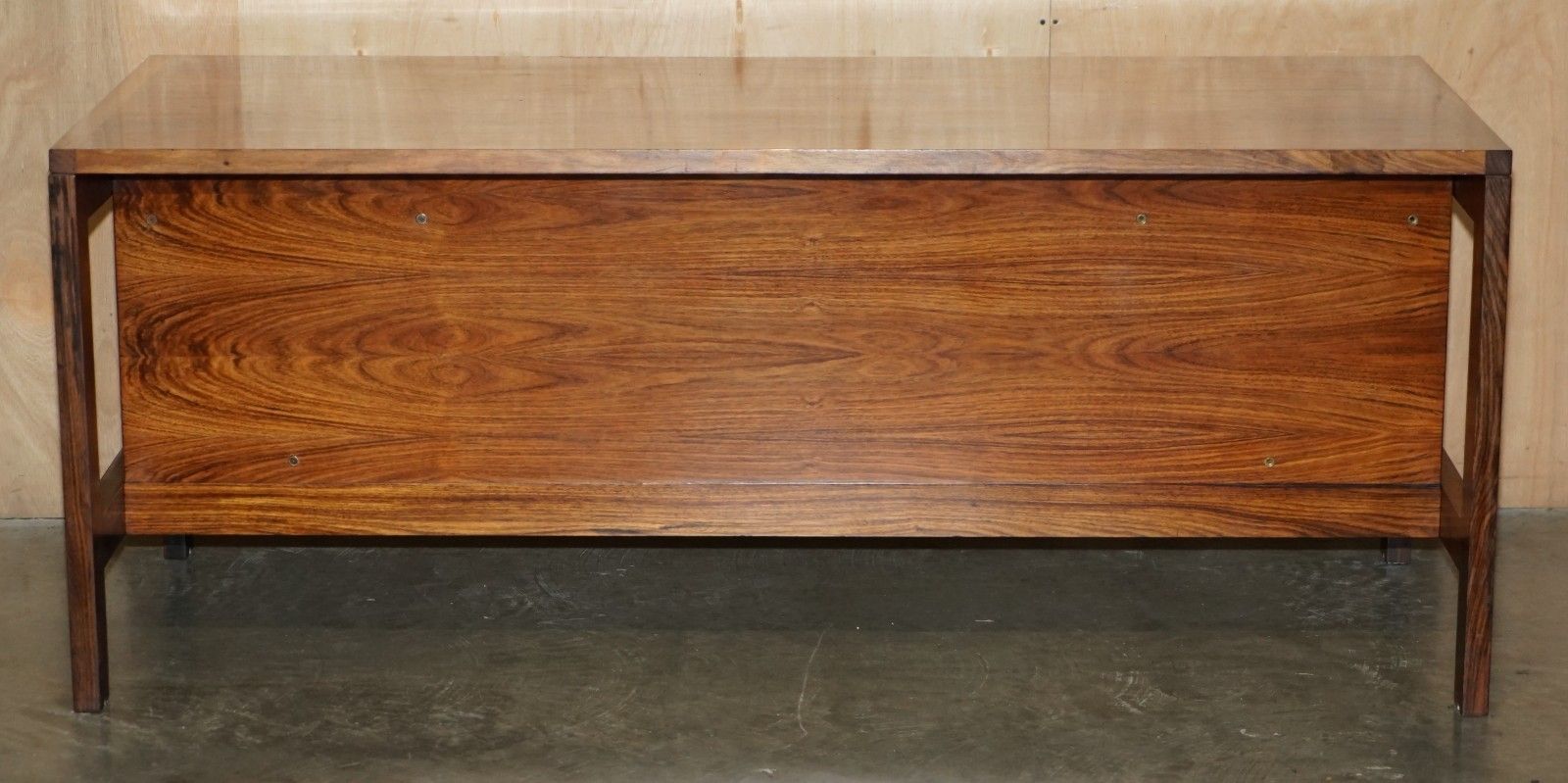 Furniture Unique Mid Century Modern Brazilian Office Desk Part Of Large Suite photo