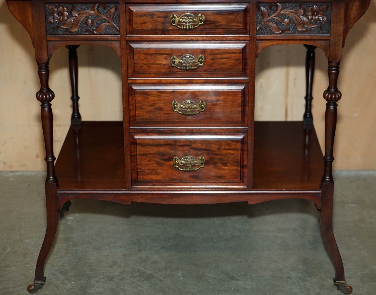 Lovely Antique Victorian Shapland And Petter Display Console Table With Drawers photo 1450.0
