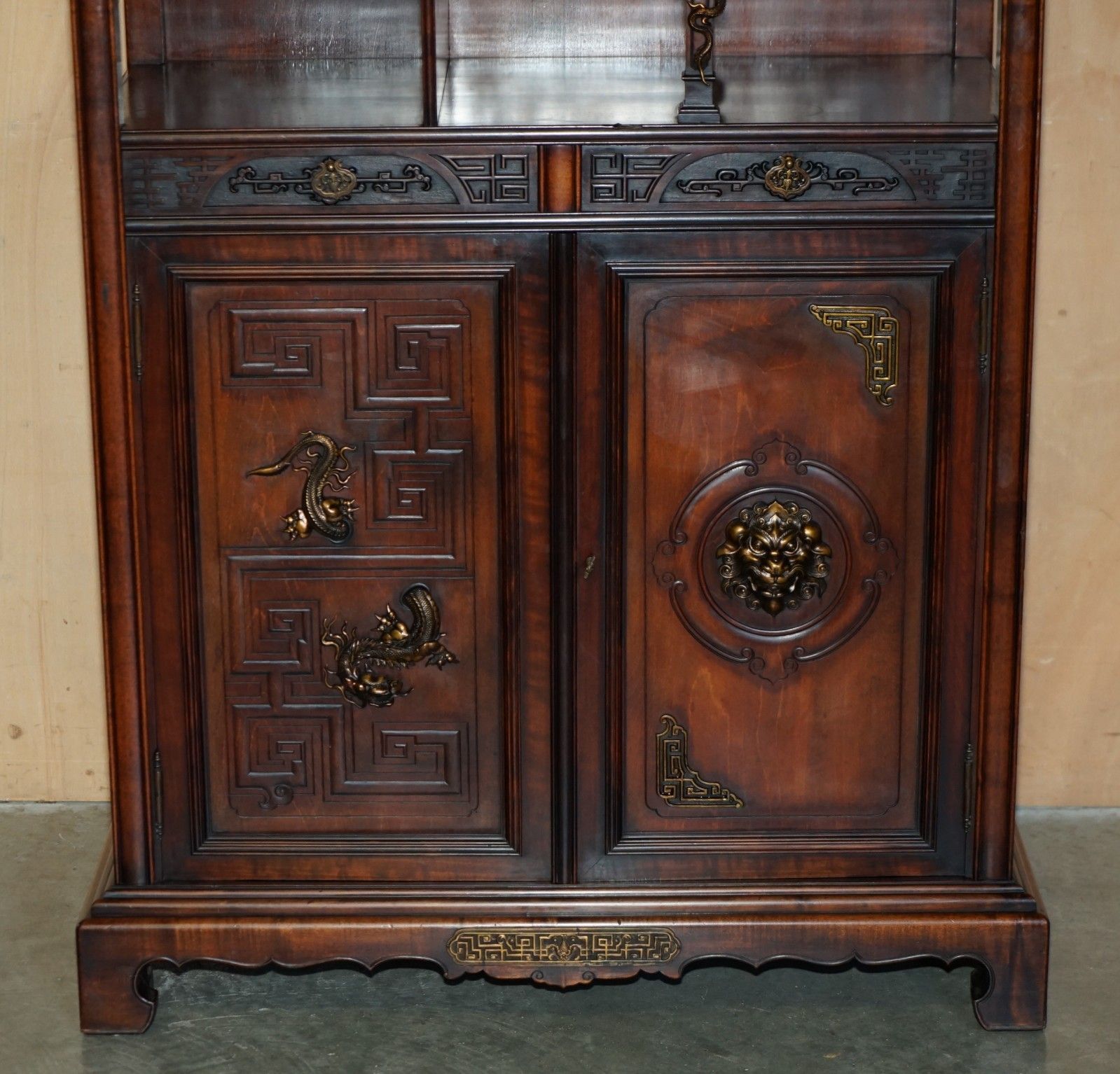 24500.0 Important Antique Gabrield Viardot 1830 1906 Signed Japonisme Display Cupboard photo