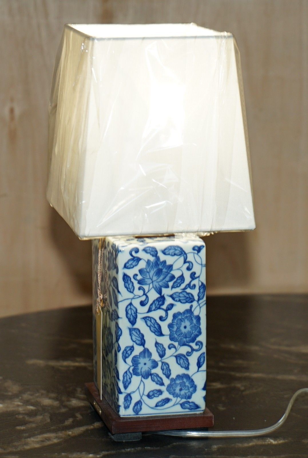 photo for sale 1 Of 2 Brand New Ralph Lauren Porcelain Cobalt Vineyard Table Lamps