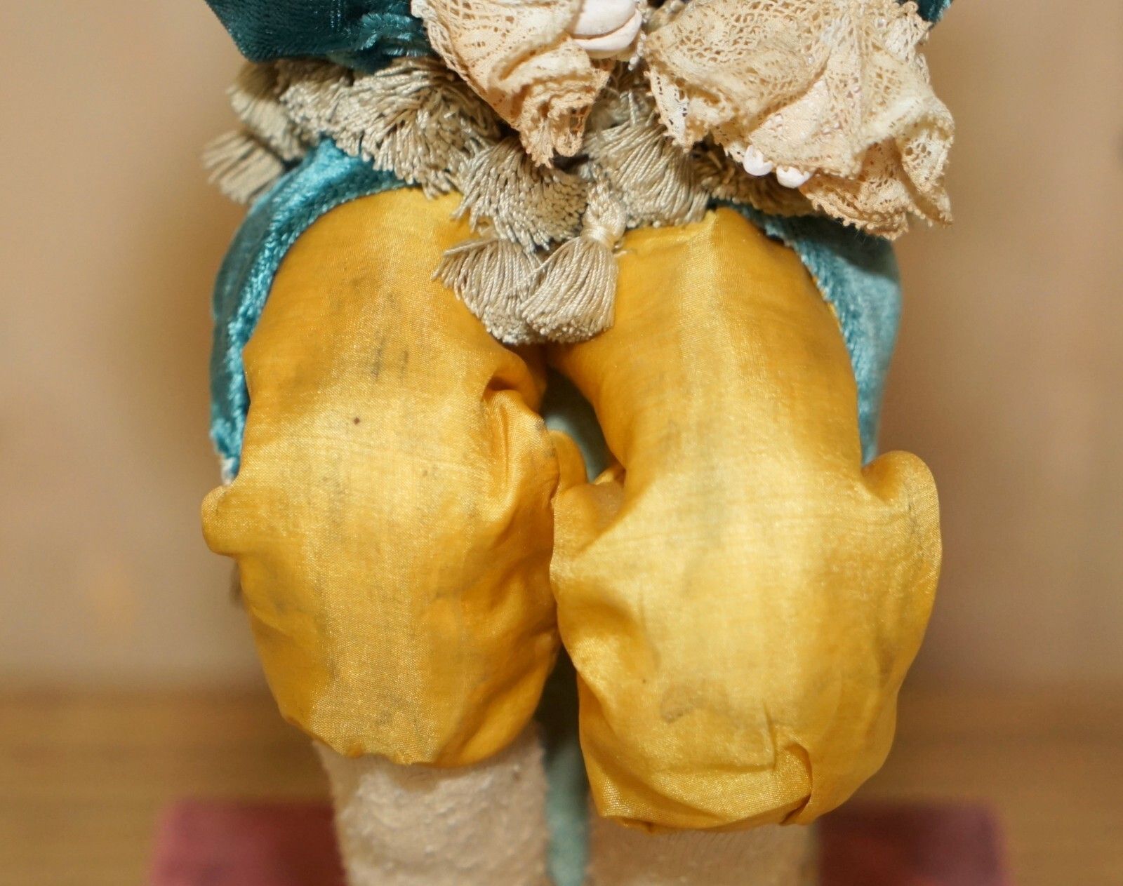 Antique French Hand Made Musical Automaton Jester Clown That Plays Music & Moves photo buy