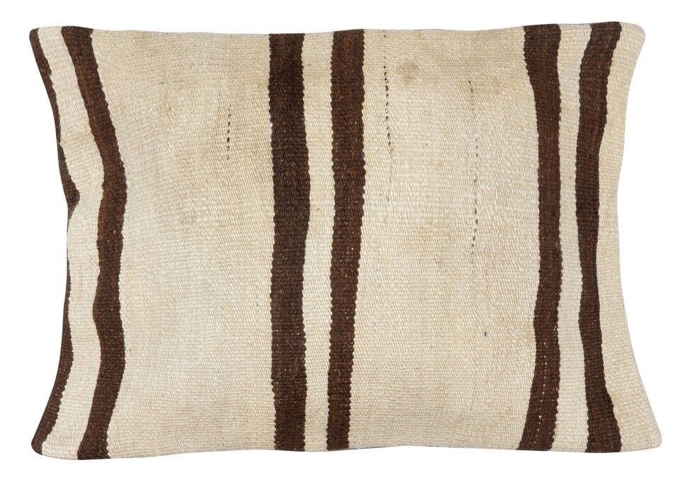 Set Of 2  Hand Woven Kilim Cushion Covers Vintage Hemp Throw Pillows photo furniture