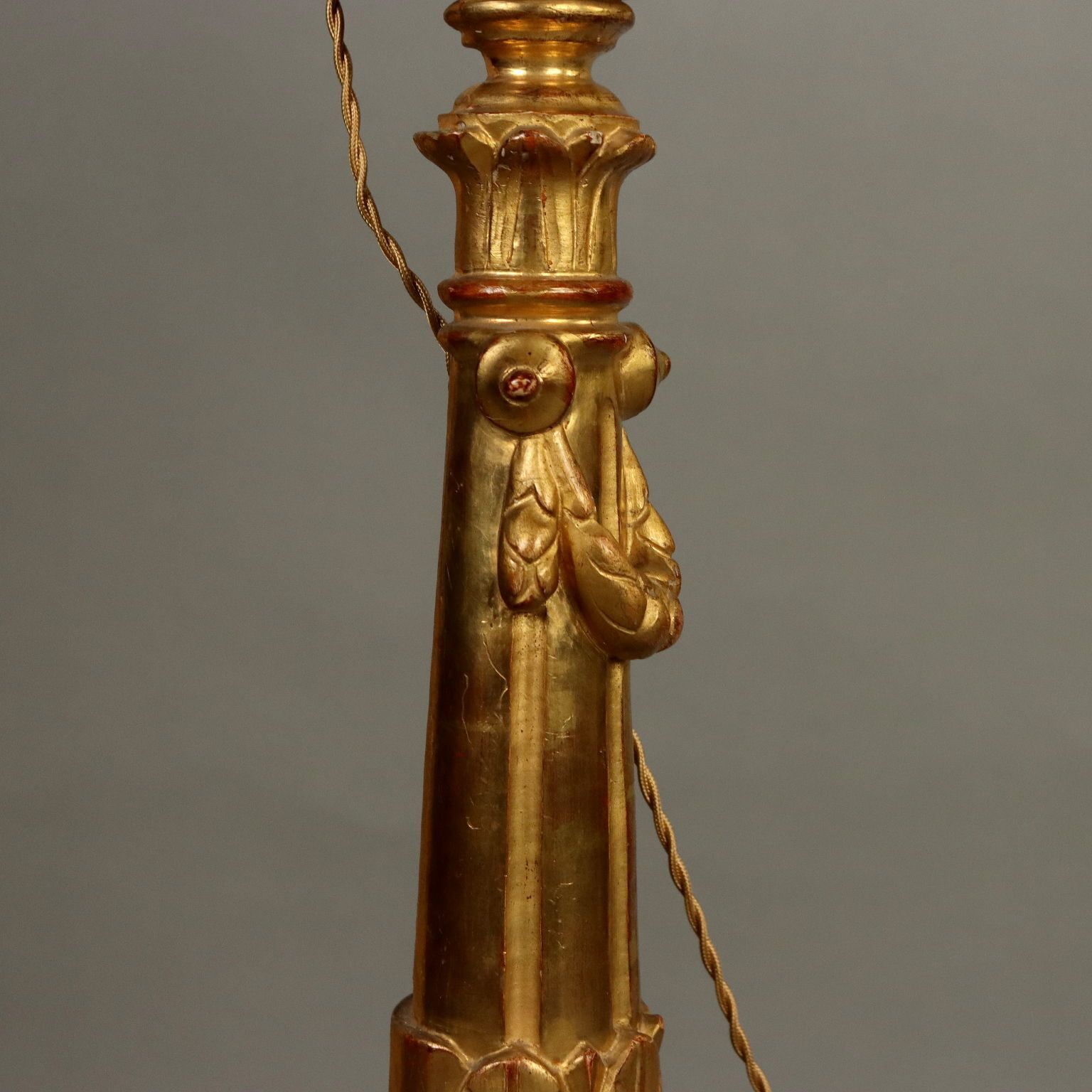 Pair Of Antique Empire Style Candelabra Beech Italy XIX Century photo 870.0