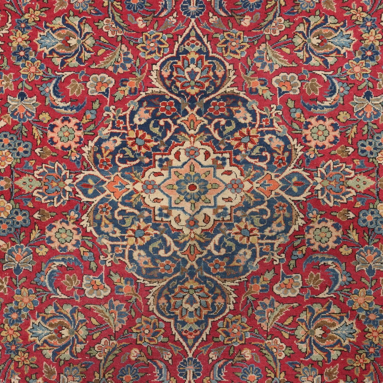 Antique Asian Carpet Cotton Extra Thin Knot 79 X 51 In photo 1140.0