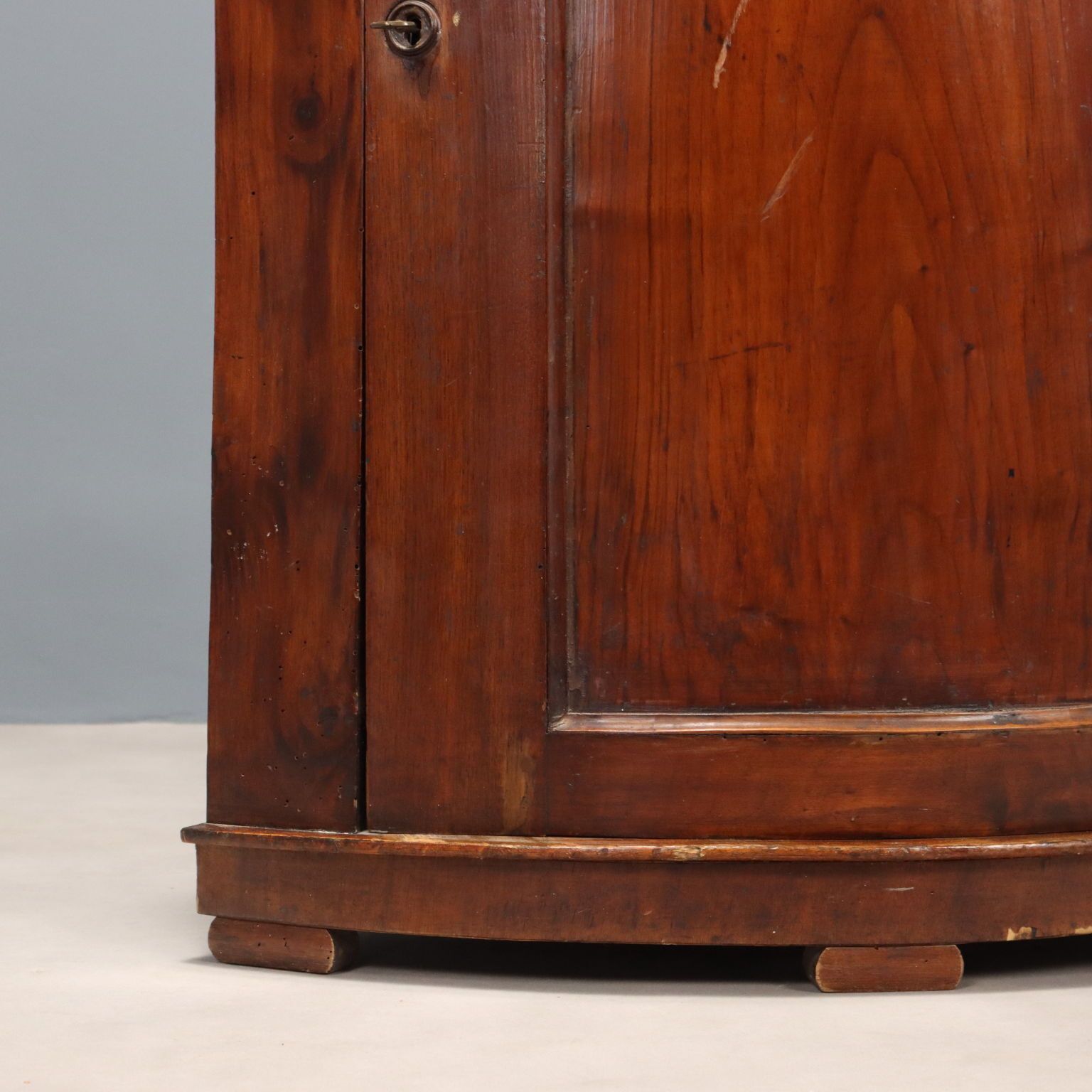 photo furniture Antique Corner Cupboard Italy Late XIX Century
