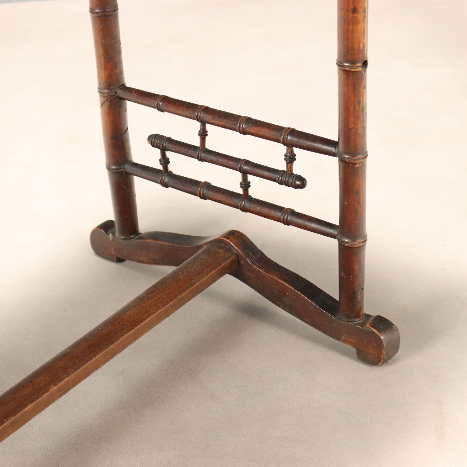 Antique Coffee Table Maple Fake Bamboo Italy XIX Century photo buy