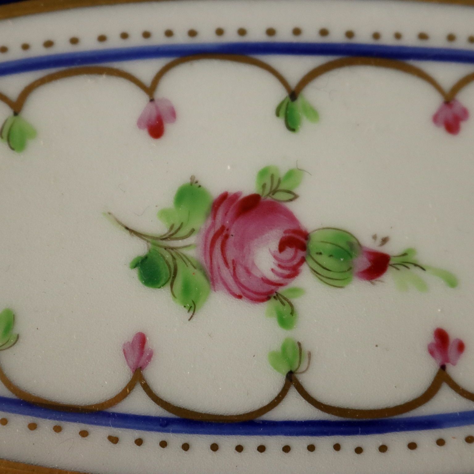 Antique Porcelain Basket Potschappel Man. Germany XX Century photo buy