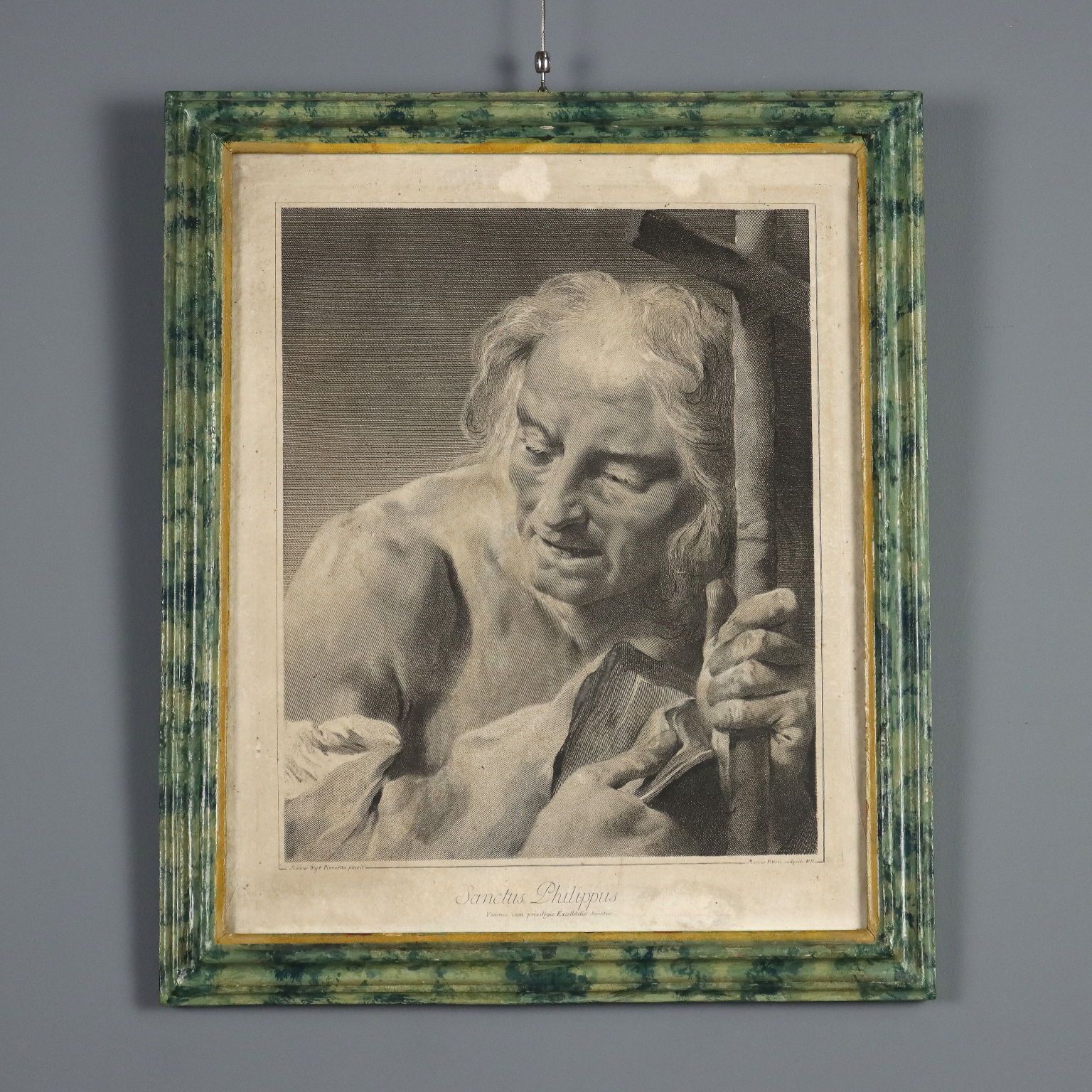 Antique Etchings Signed Marco Alvise Pitteri Italy 1742 photo vintage