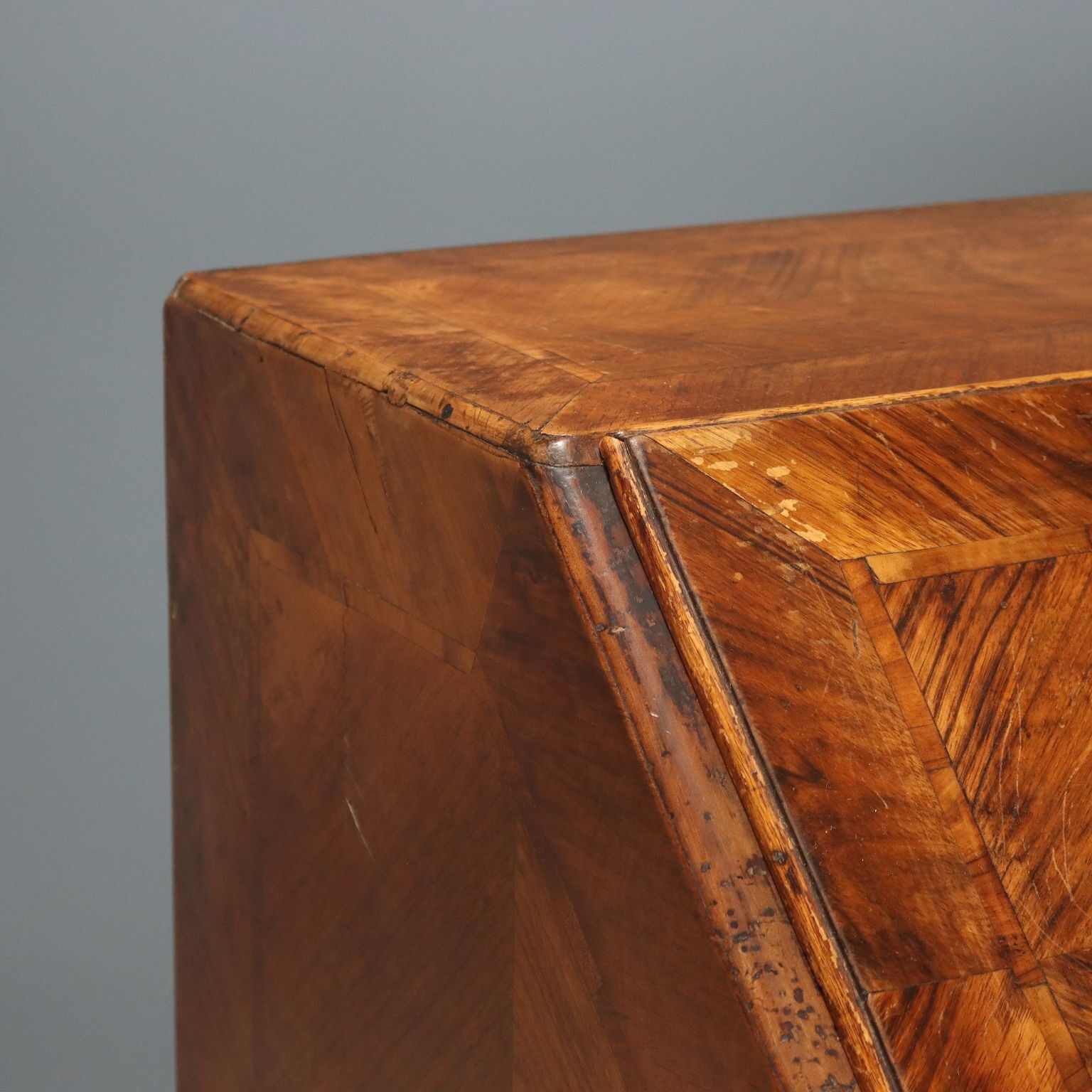 Antique Drop Leaf Cabinet Bois De Rose 9 Drawers XVIII Century photo vinterior