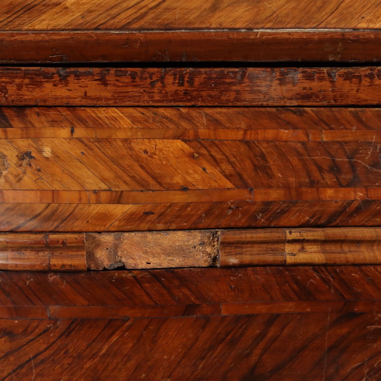 photo for sale Antique Drop Leaf Cabinet Bois De Rose 9 Drawers XVIII Century
