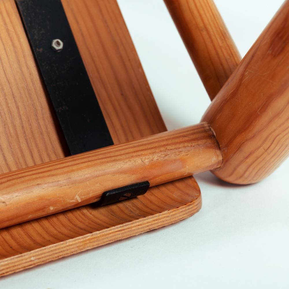 920.0 Knud Friis & Elmar Moltke Nielsen (Friis & Moltke) Pine Brutalist Chairs Getama photo