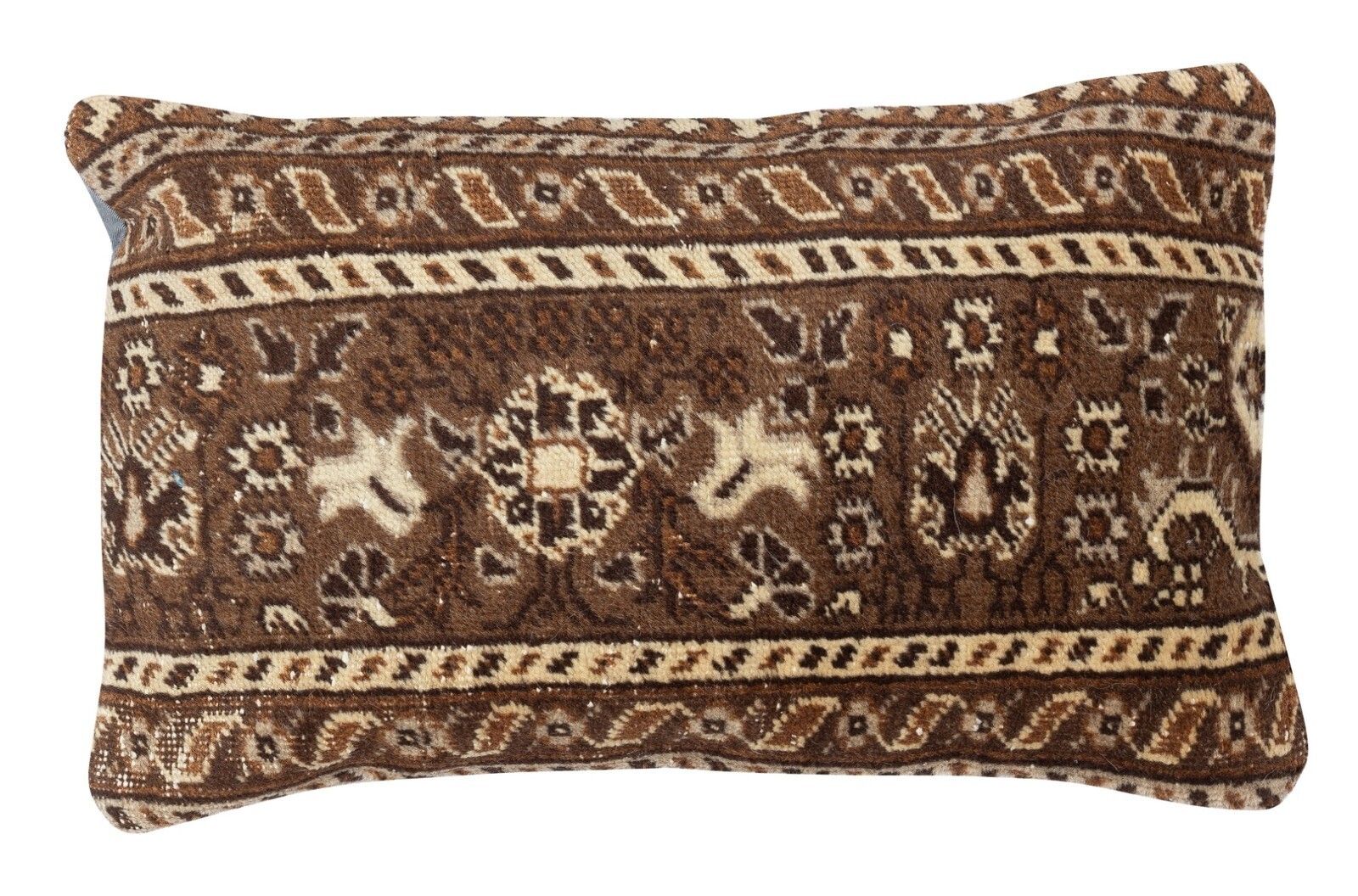13"X20" Vintage Turkish Cushion Cover. Handmade Rug Pillow. Rustic Throw Pillow