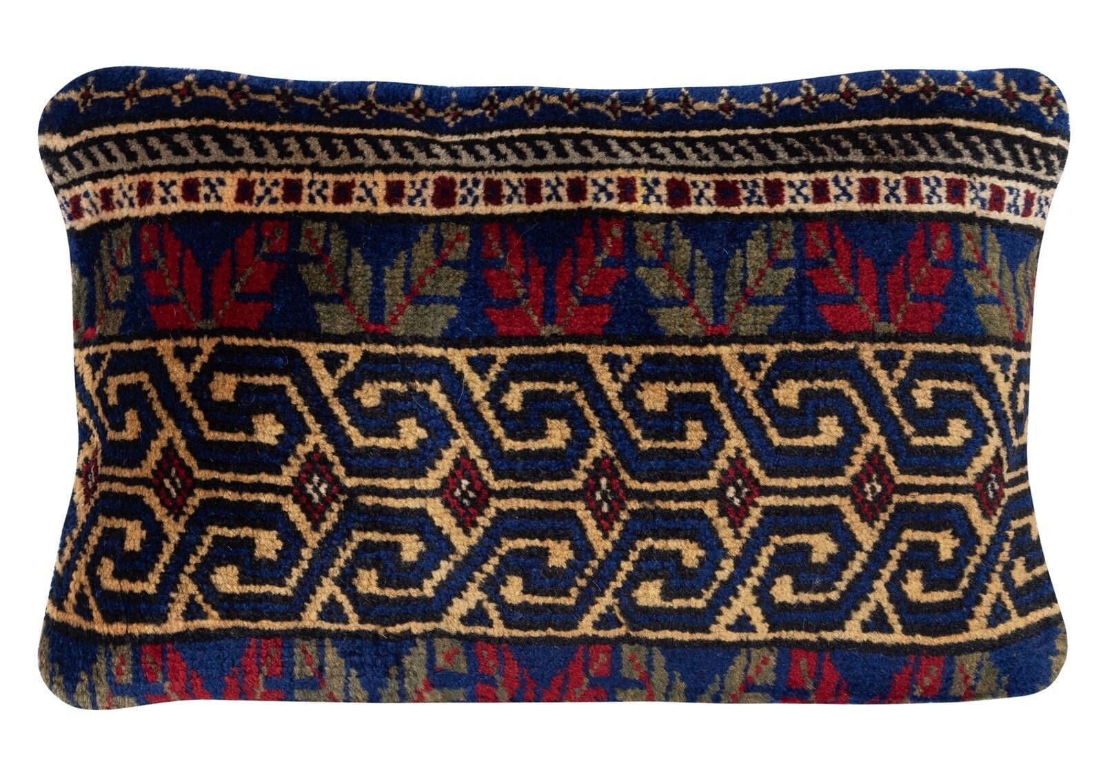 13"X20" Set Of 2   Handmade Rug Throw Pillow Covers. A Pair Of Cushion Covers photo for sale