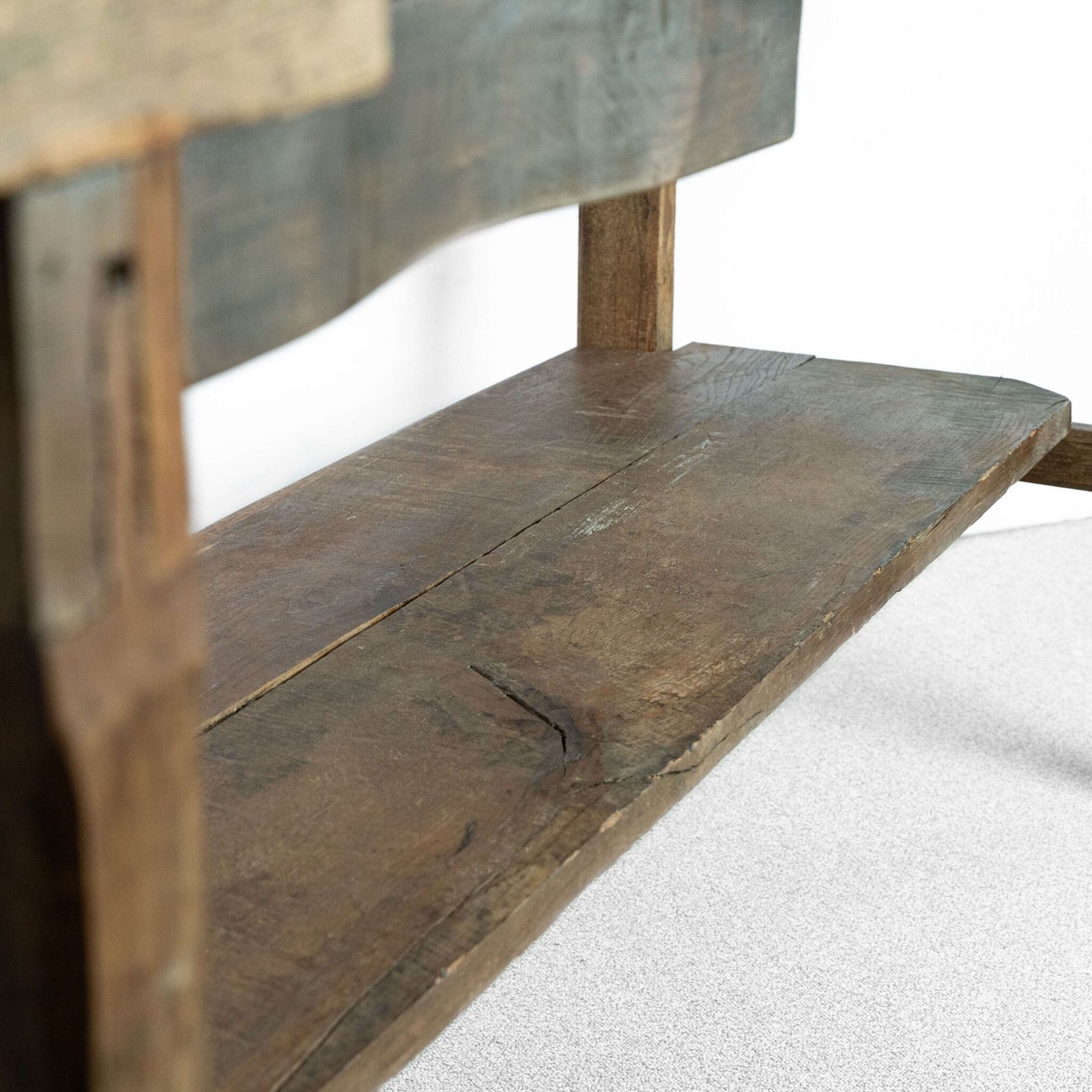 Antique Chestnut Jewellers Bench / Desk photo vintage