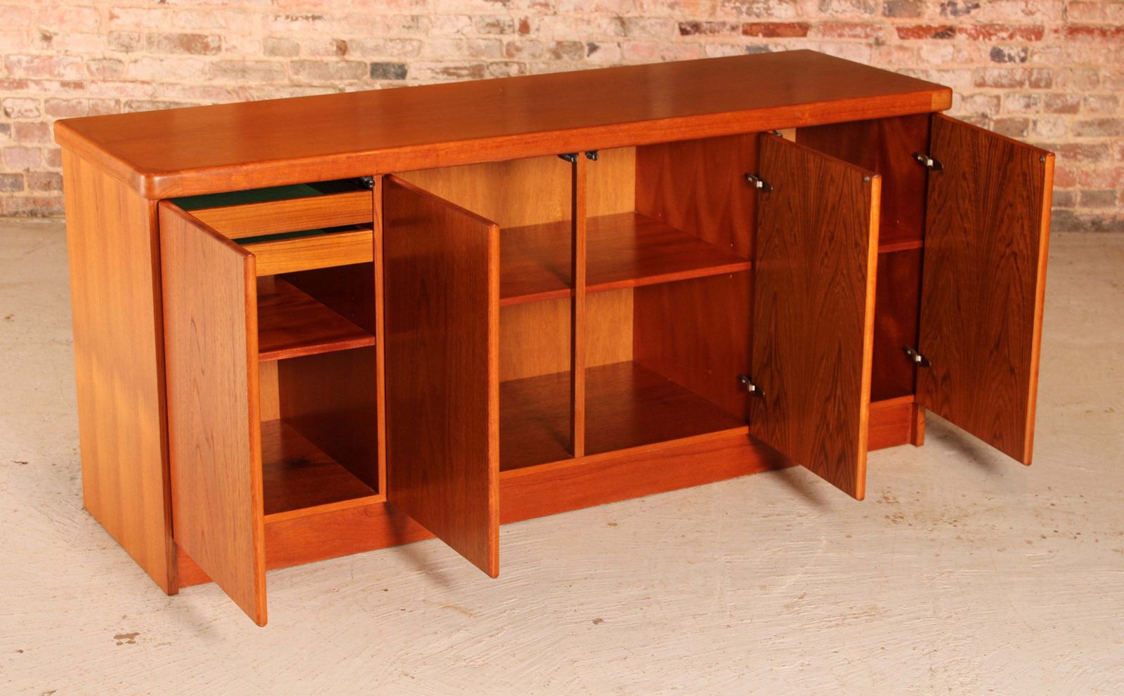 Danish Mid Century Teak Sideboard By Christian Linneberg, Circa 1970s photo Furniture