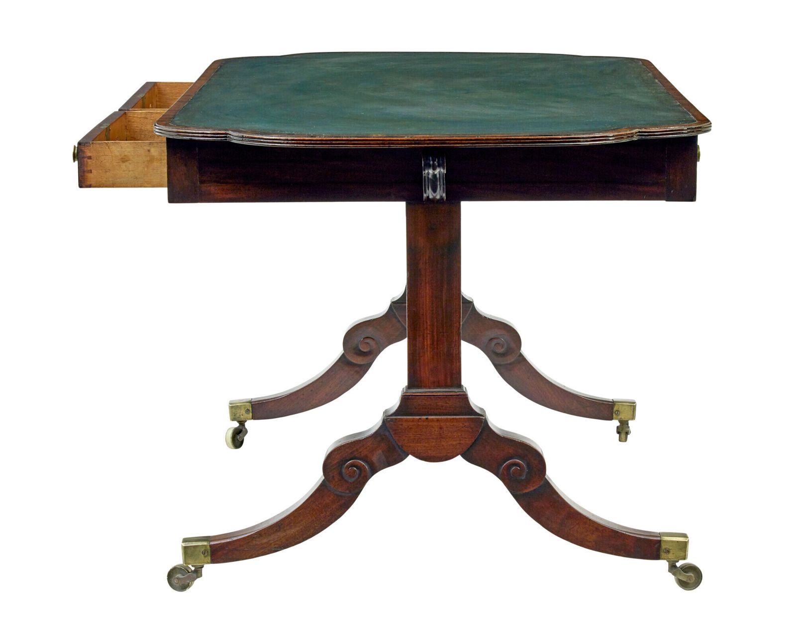 19th Century Early Victorian Leather Top Writing Table photo buy