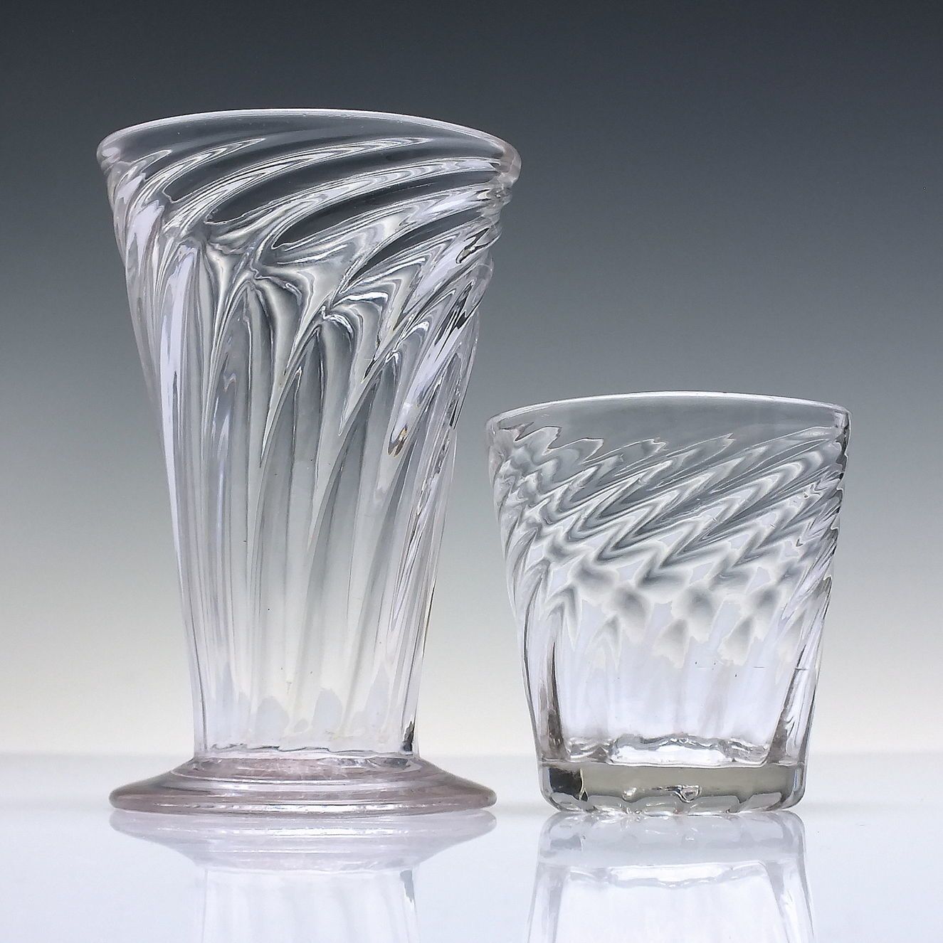 Rare 18th Century Wythen Whisky Glass Tumbler C1780 photo Home Decor