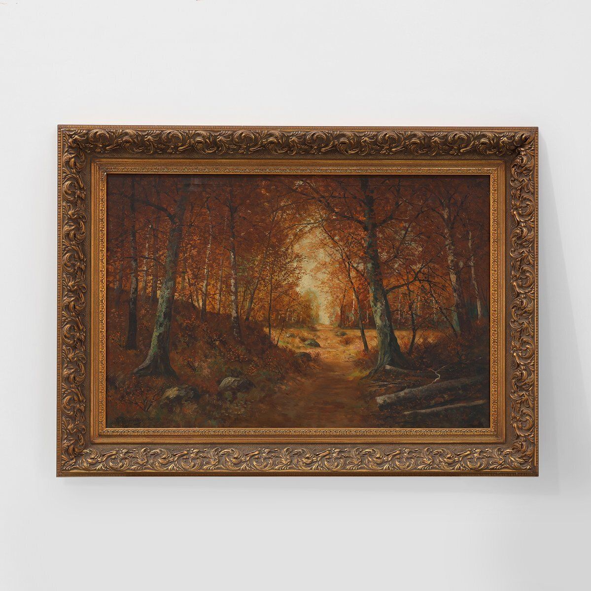 French Artist, Forest, 1926, Oil On Canvas, Framed