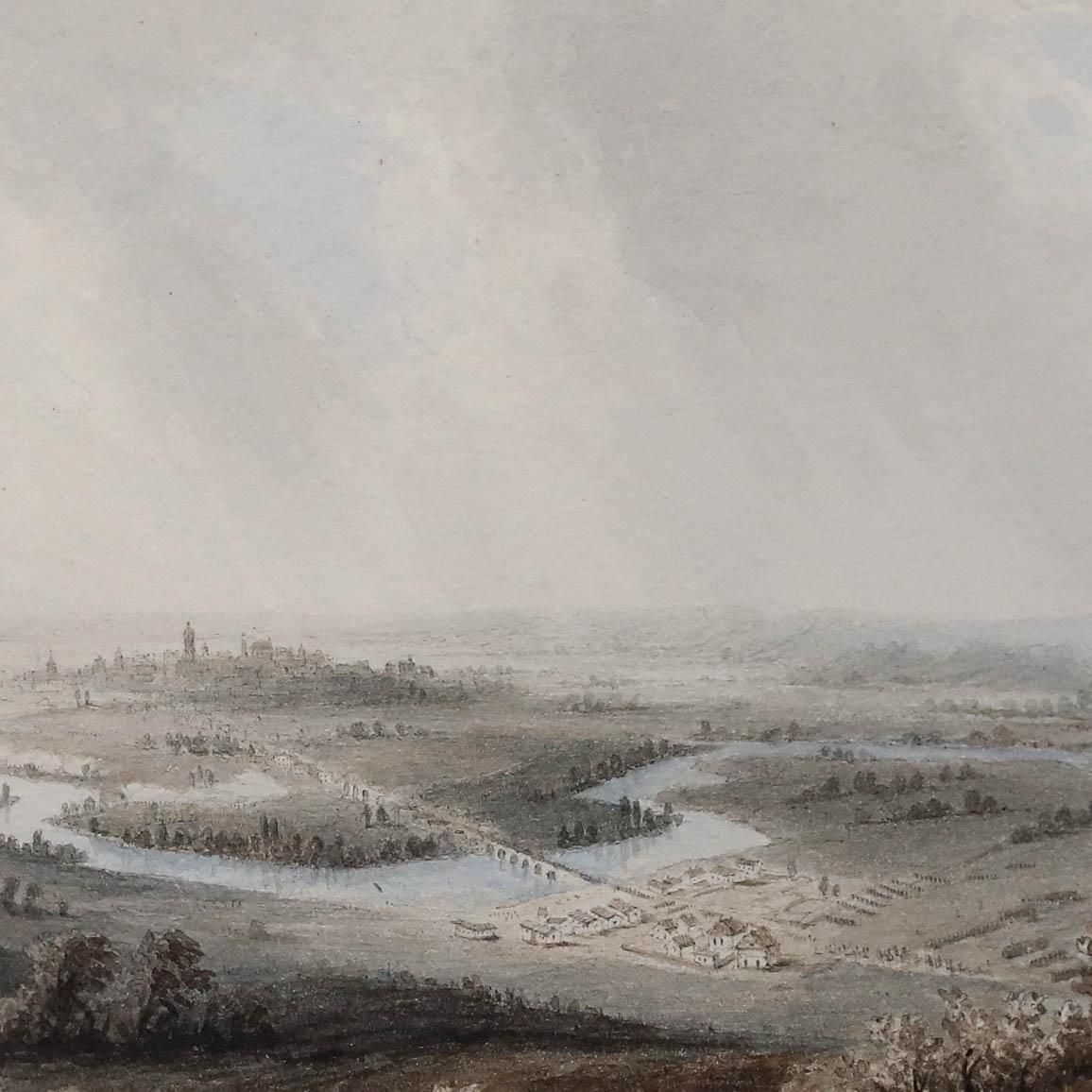 After Giuseppe Pietro Bagetti (1764 1831) Watercolour, The Battle Of Znaim photo 275.0
