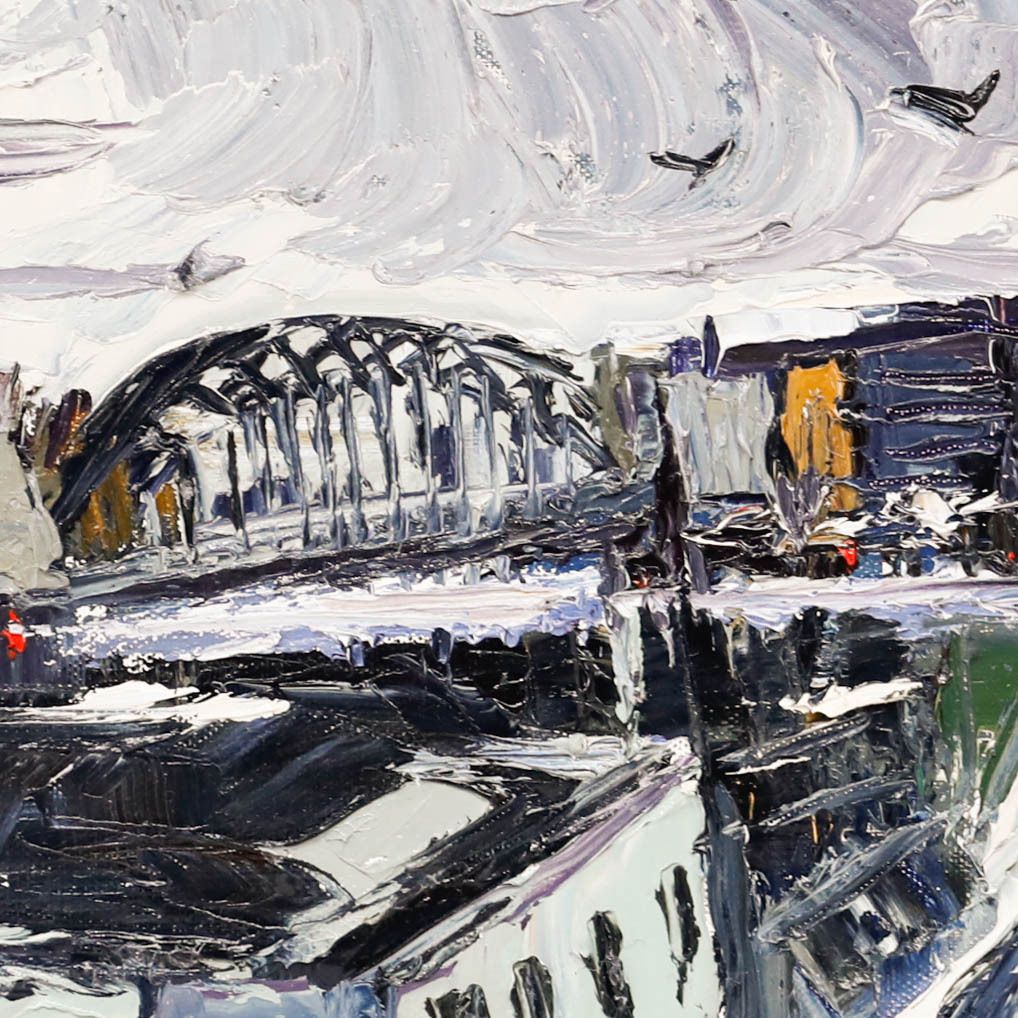 Daniel Nichols 20th Century Oil, Middlesbrough photo for sale