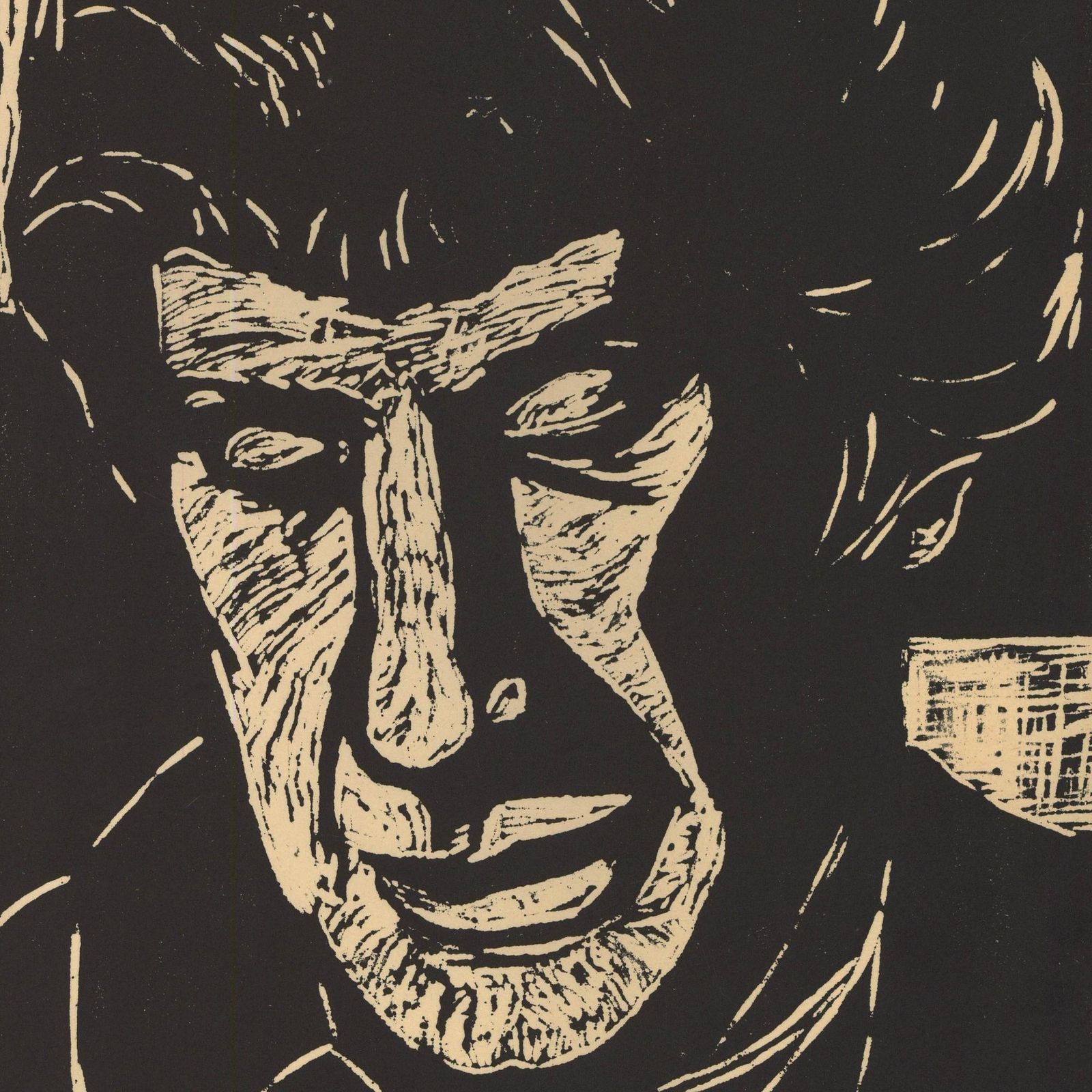 Peter Arnold (1922 2009) 20th Century Linoprint, Portrait Of Jonathan Miller photo for sale