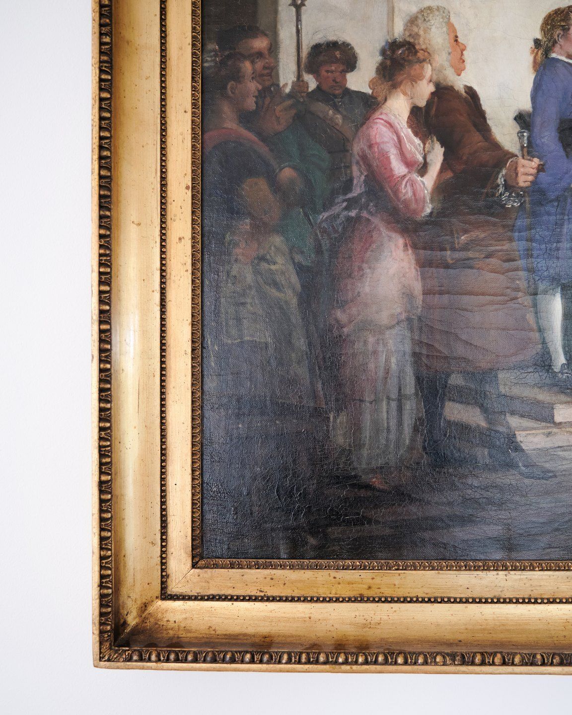 Wilhelm Marstrand – Scene From Ludvig Holberg’s “The Happy Shipwreck” – Unsigned – Oil On Canvas – 95 X 135 Cm Great Condition photo 27200.0