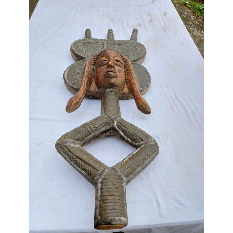 African Character From Gabon, Kota Ethnic Group, Obamba