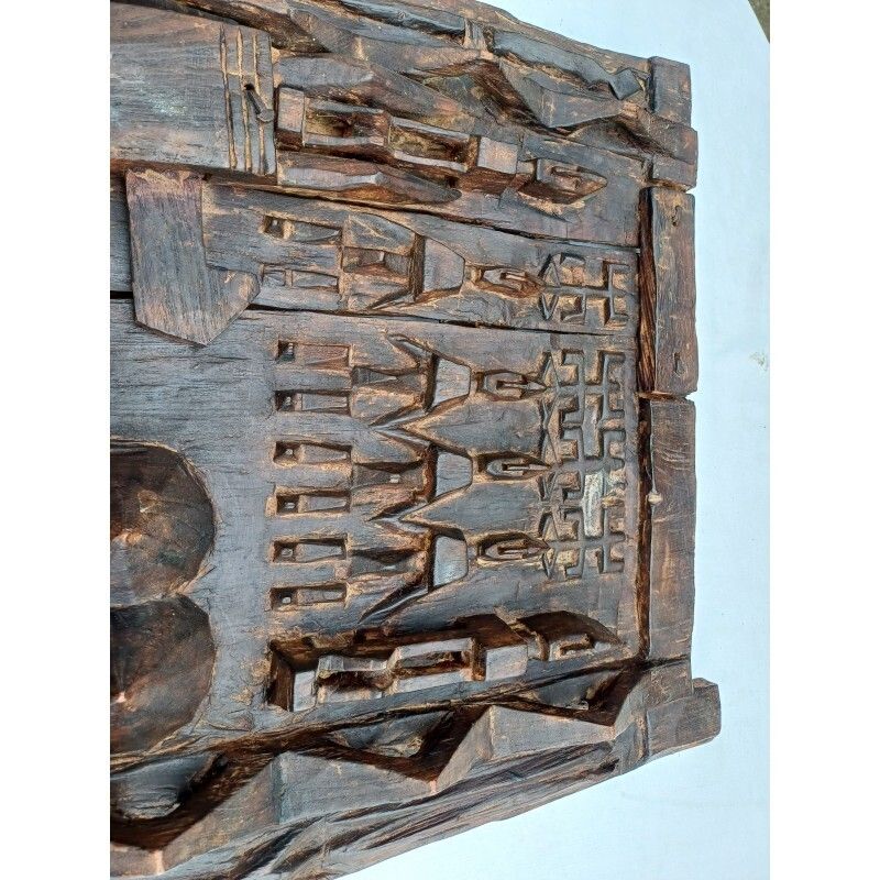 Senufo Wooden African Door, Ivory Coast photo furniture