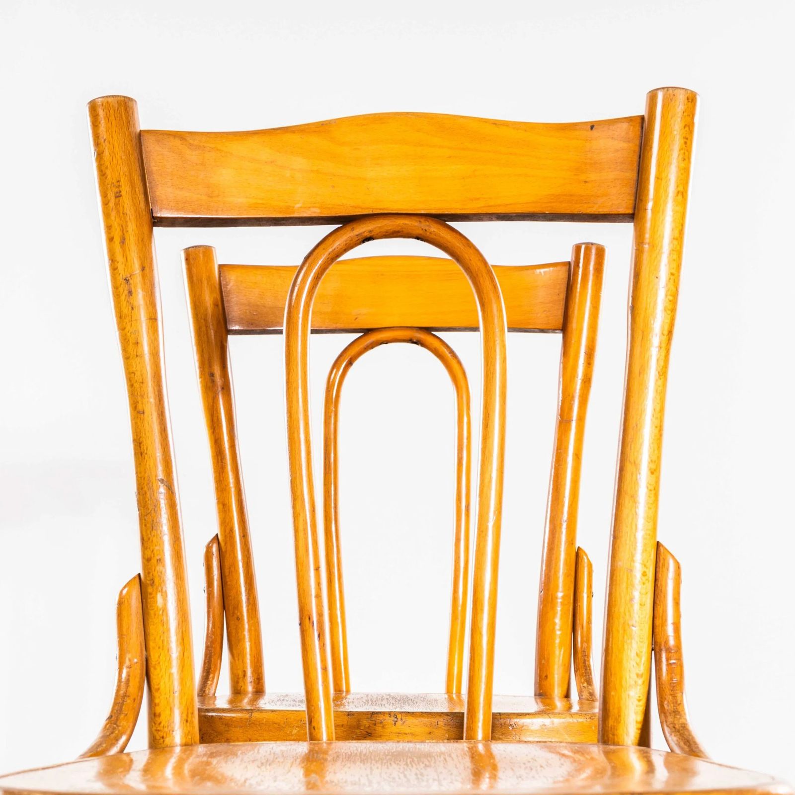 1950’s Enclosed Hoop Back Bentwood Dining Chairs – Pair photo Furniture