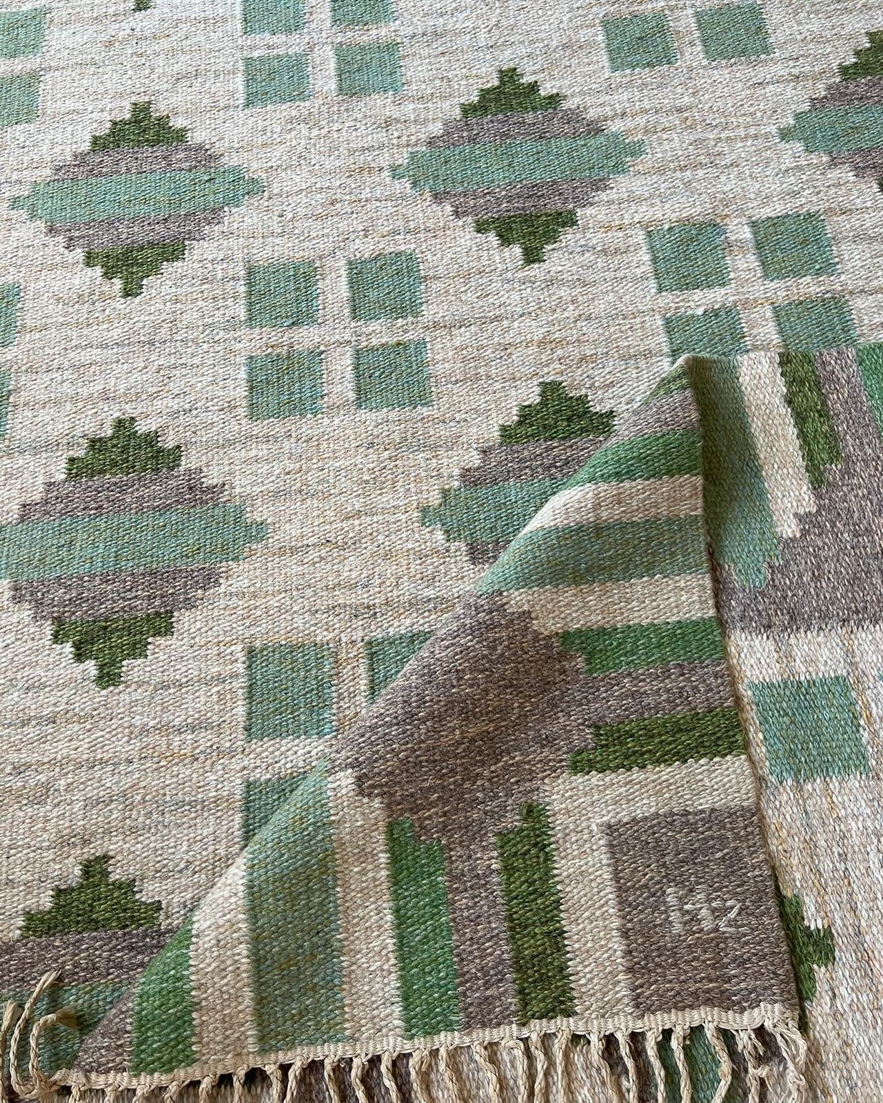 1950's Swedish Flatweave By Hz photo 1750.0