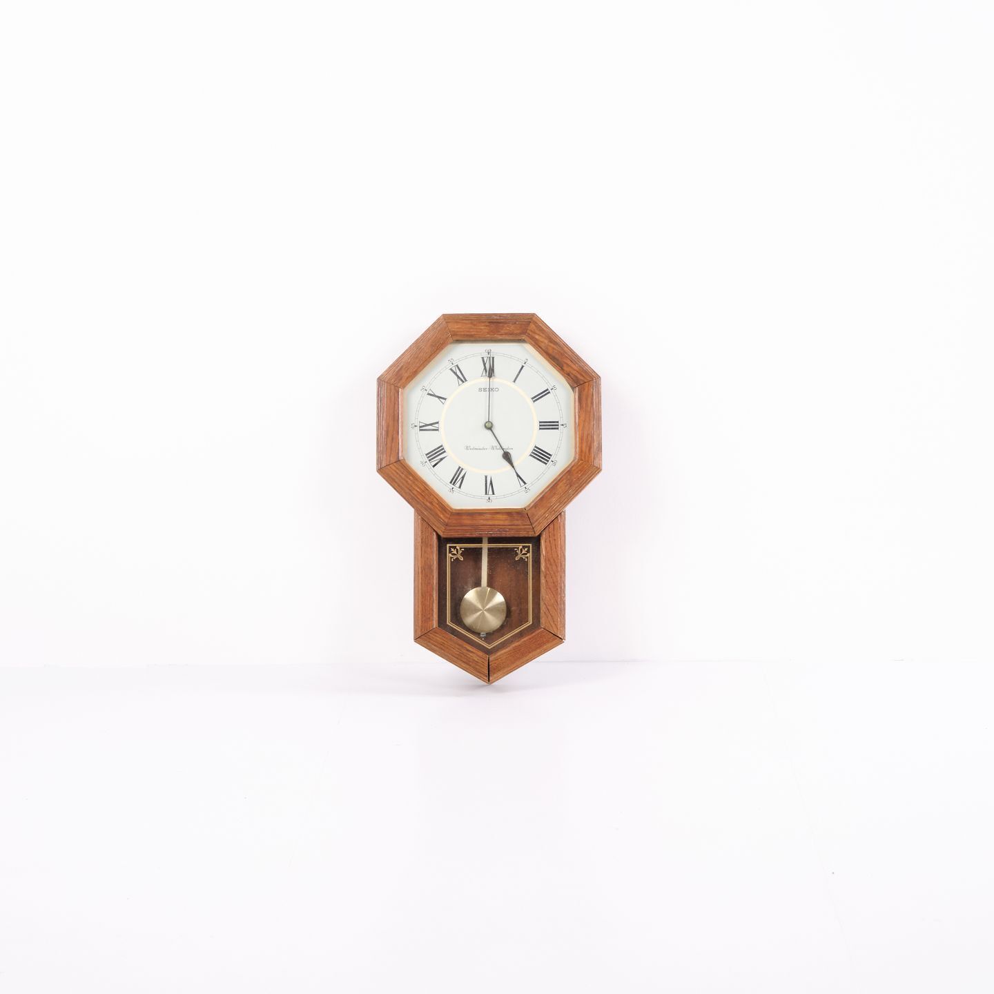 Antique Wall Clock   Seiko   Westminster Whittington   Oak   1940