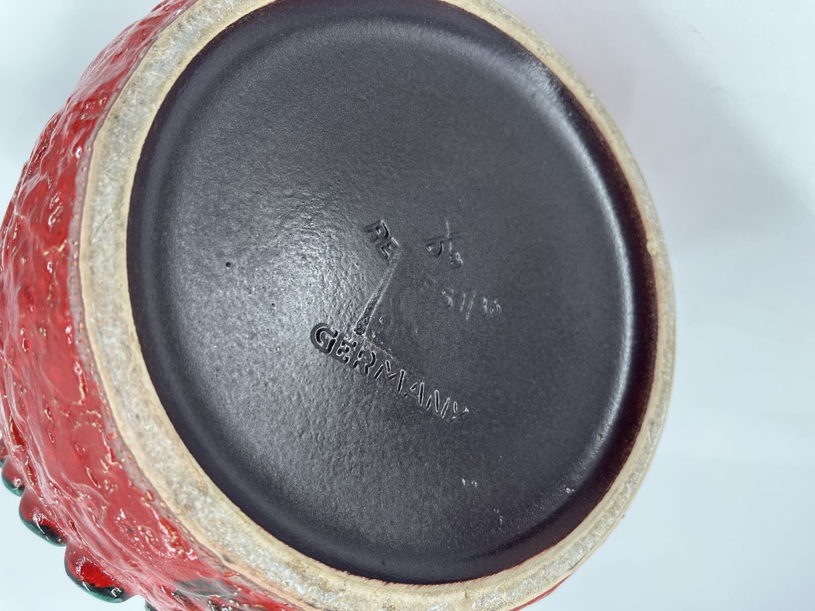 Vintage Fat Lava Vase In Ceramic By Dümler & Breiden, 1960s photo for sale