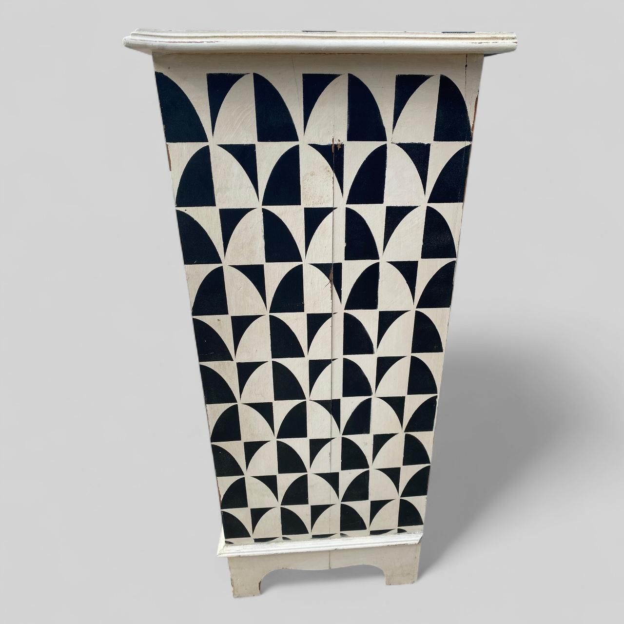 Antique Painted Geometric Chest Of Drawers photo buy