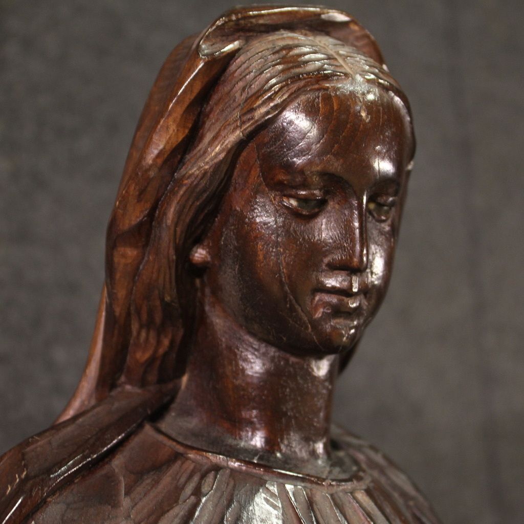 photo furniture 19th Century Religious Wooden Sculpture