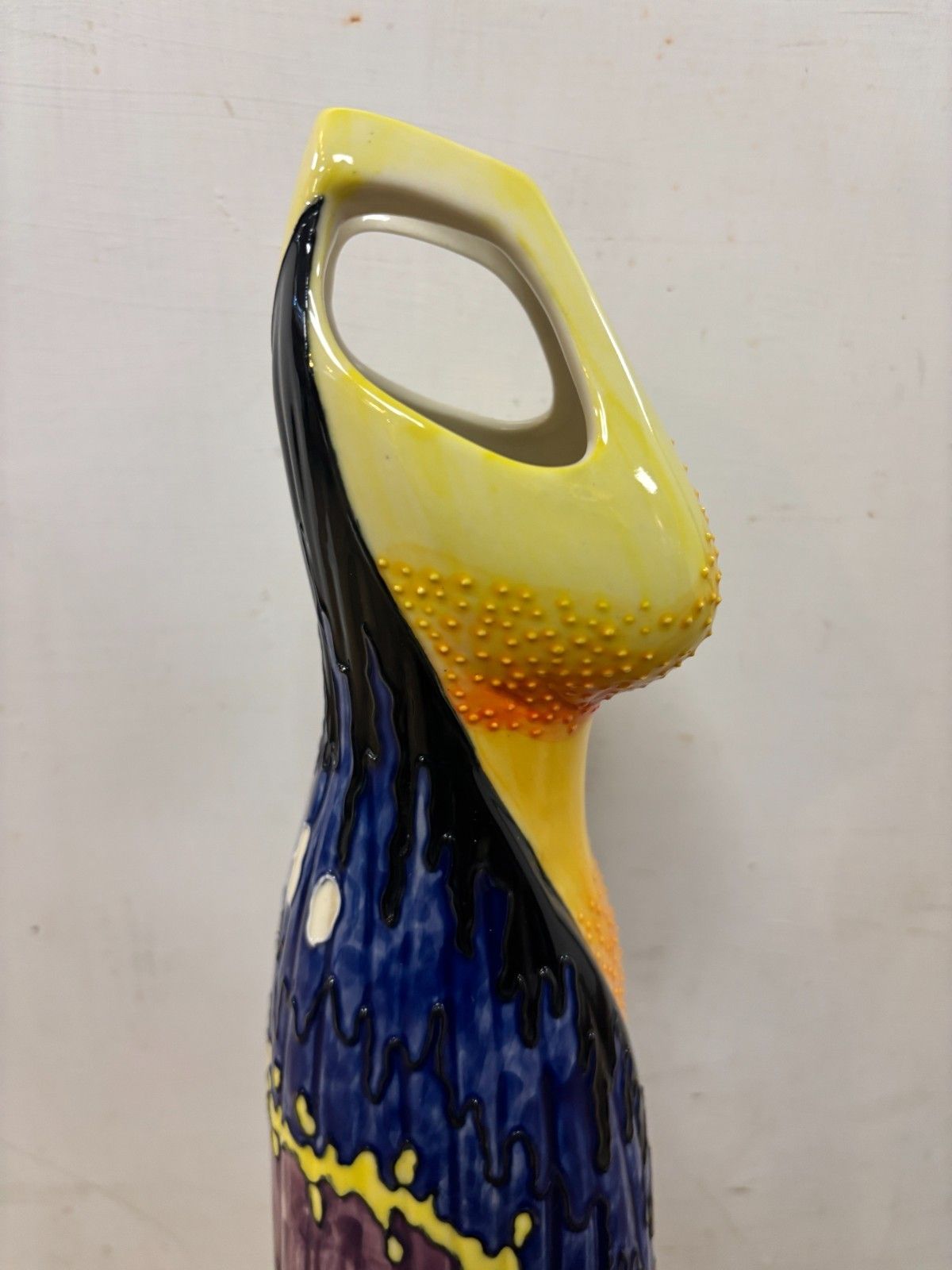 photo vinterior Rare The Old Tupton Ware Long Stemmed Dress Vase