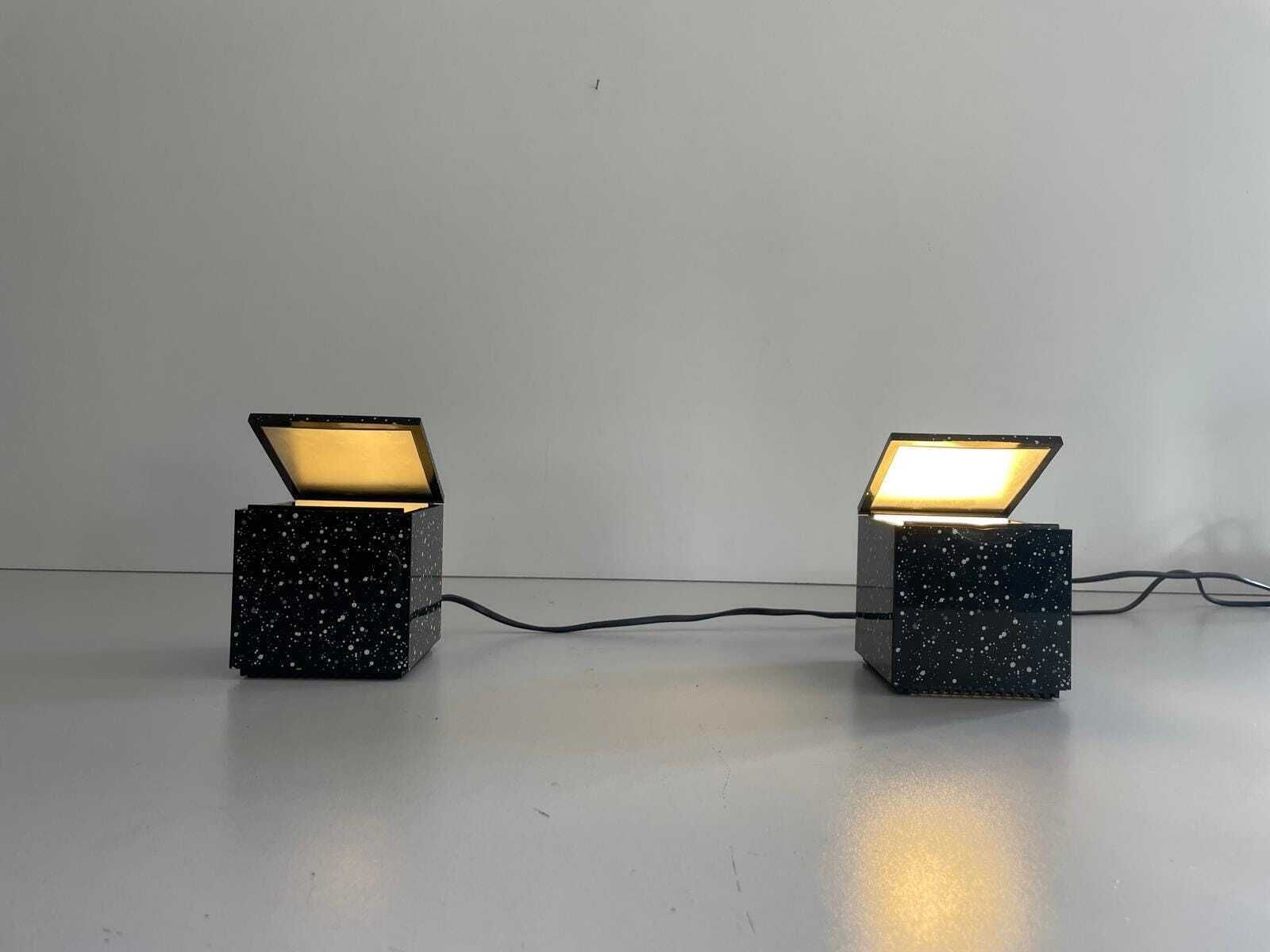 Pair Of Cuboluce Table Lamps By Opi Milano For Cini & Nils, 1970s, Italy photo for sale