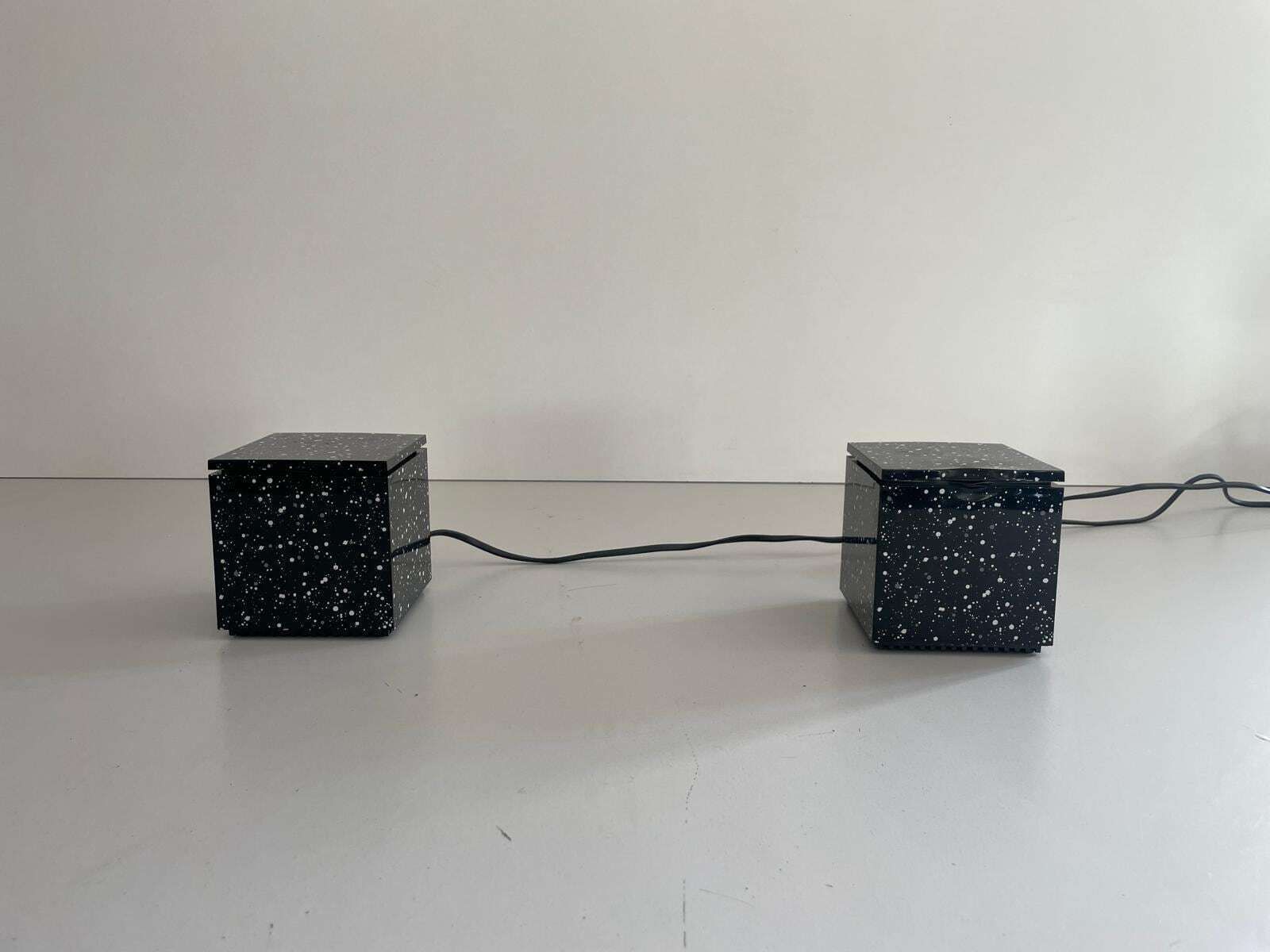 Pair Of Cuboluce Table Lamps By Opi Milano For Cini & Nils, 1970s, Italy photo 1699.0