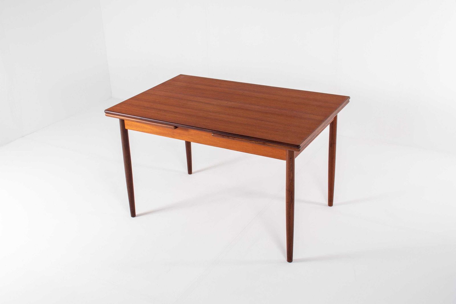 Mid Century Teak Extendable Dining Table – Scandinavian Design, 1960s