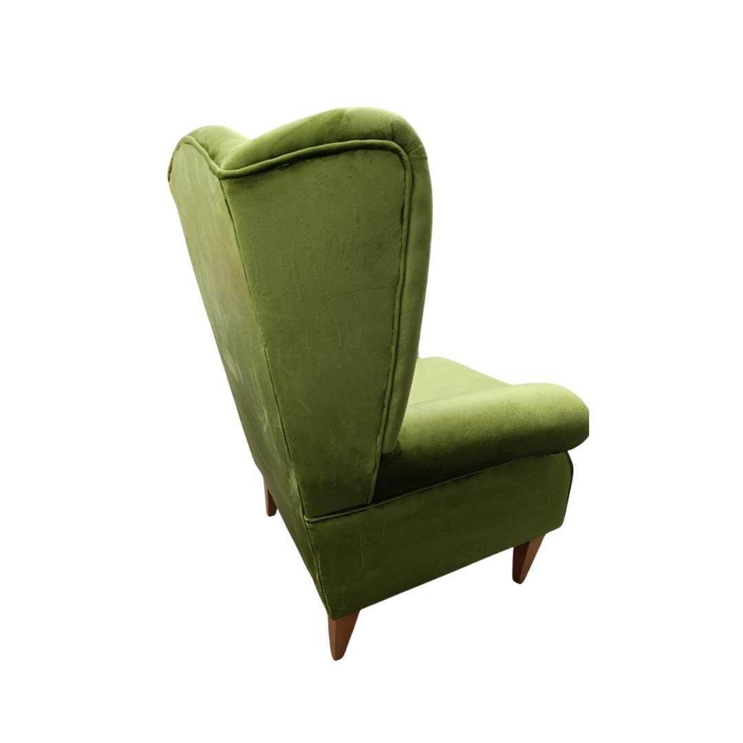 The Chatsworth Wingback — Hand Built In England In Luxury British Velvet photo Furniture