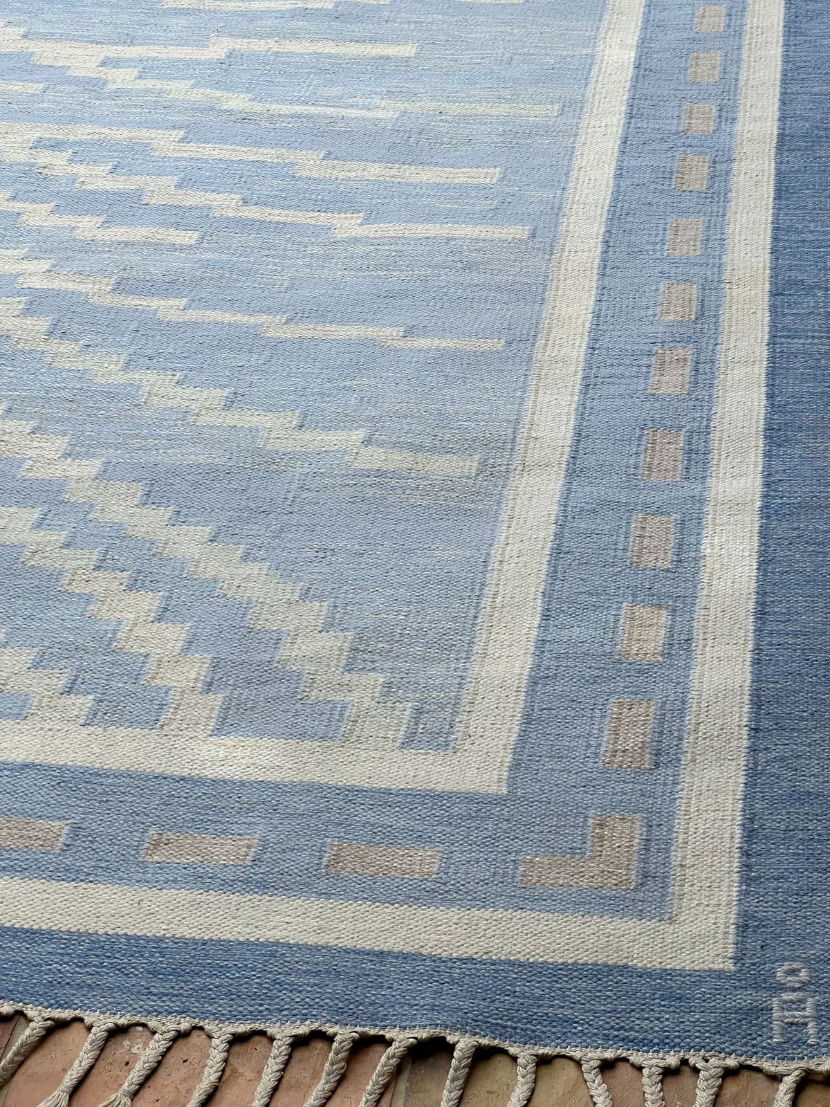 1950's Swedish Flatweave By Anna Johanna ångström photo 1850.0