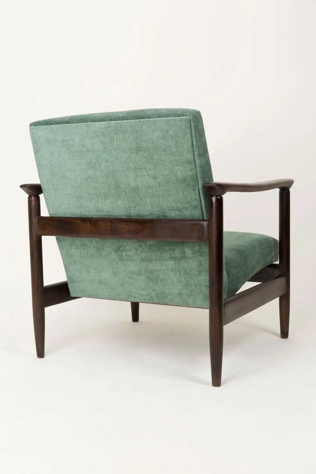 Green Apple Armchair And Stool, Edmund Homa, Gfm 142, 1960s, Poland photo vinterior