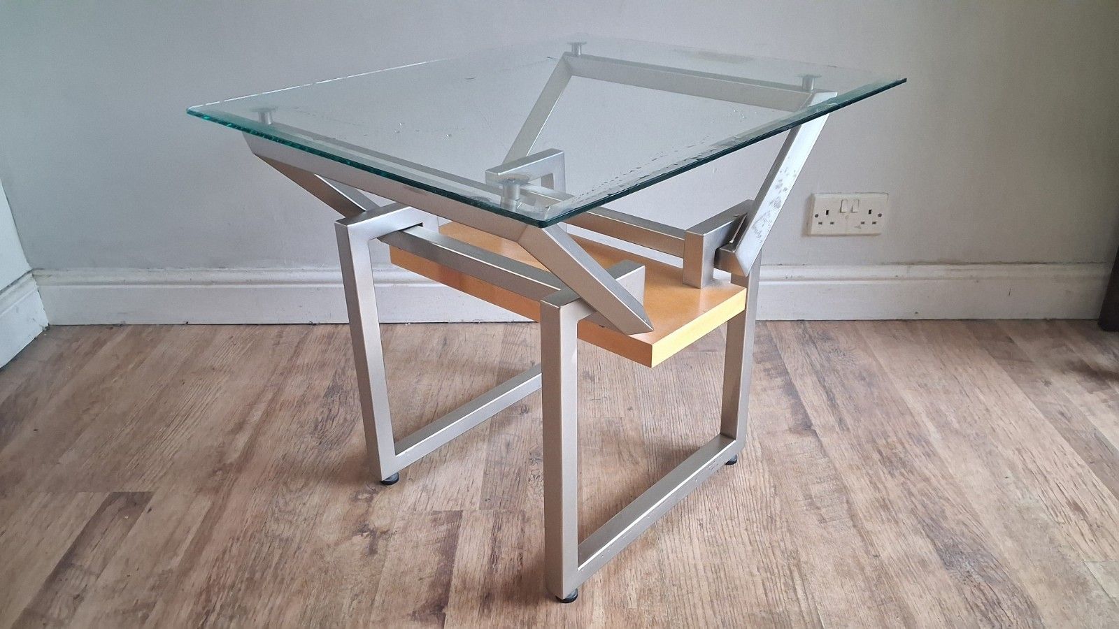 1980's Contemporary Industrial  Mid Century Designer Drinks /Coffee Table photo furniture