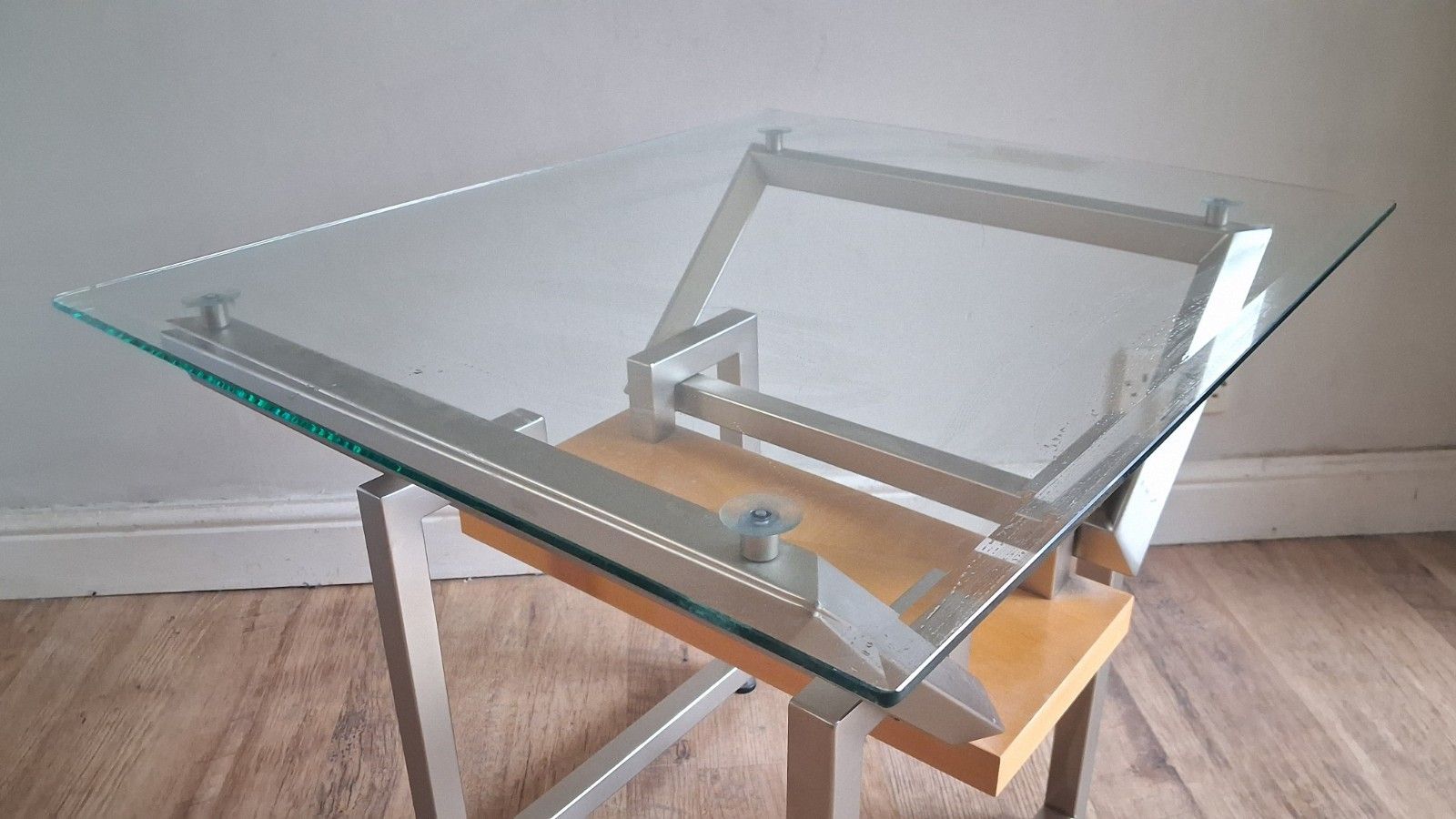 1980's Contemporary Industrial  Mid Century Designer Drinks /Coffee Table photo vintage