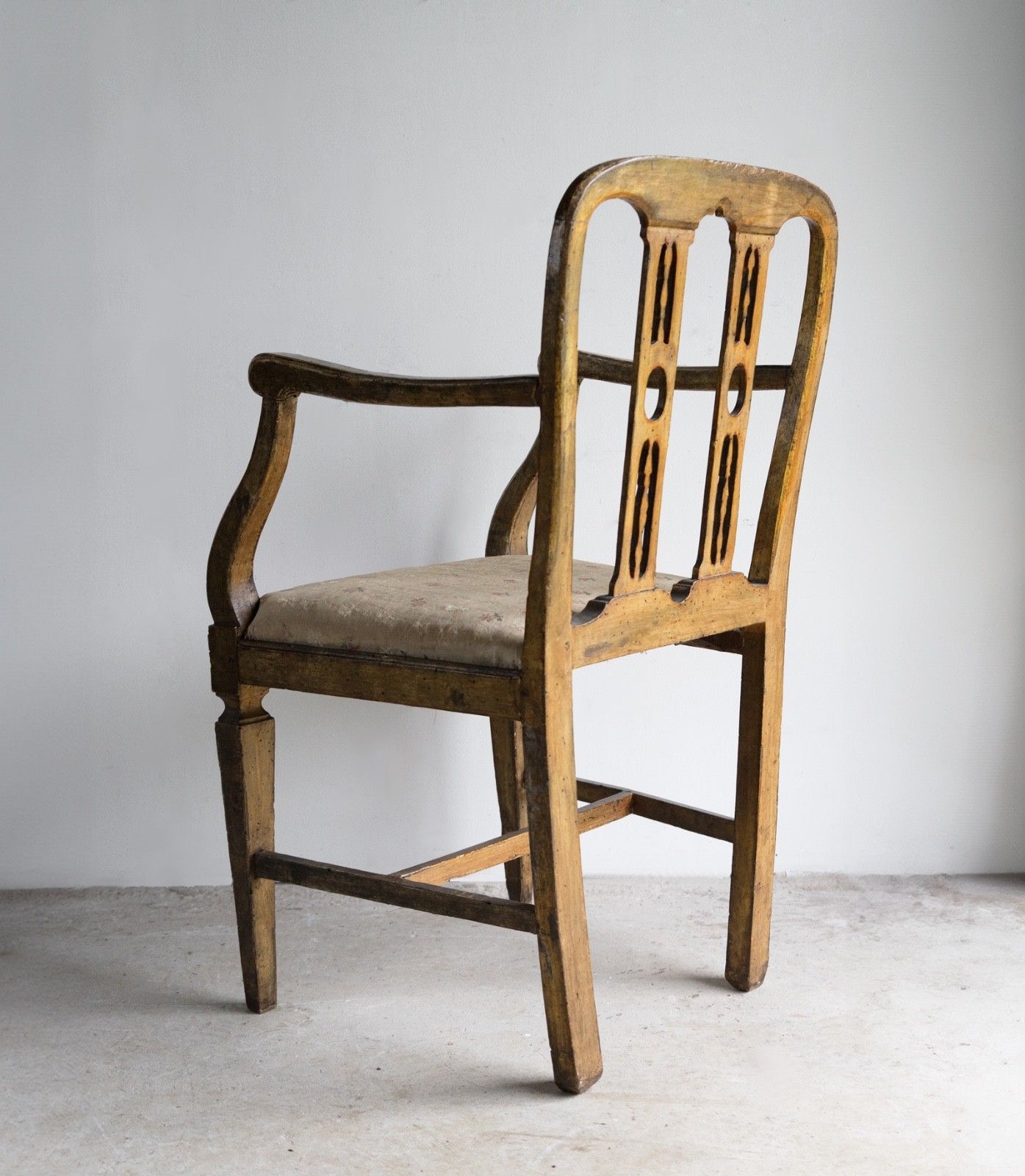 Antique Gilt Venetian Side Chair, Late 18th/Early 19th Century photo Furniture