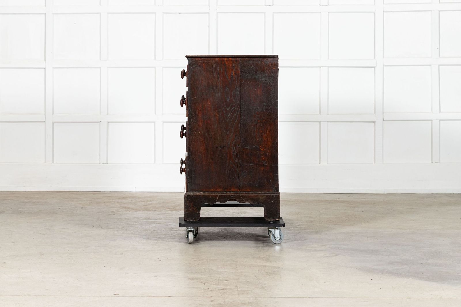 English 18thc Oak Chest Drawers photo vinterior