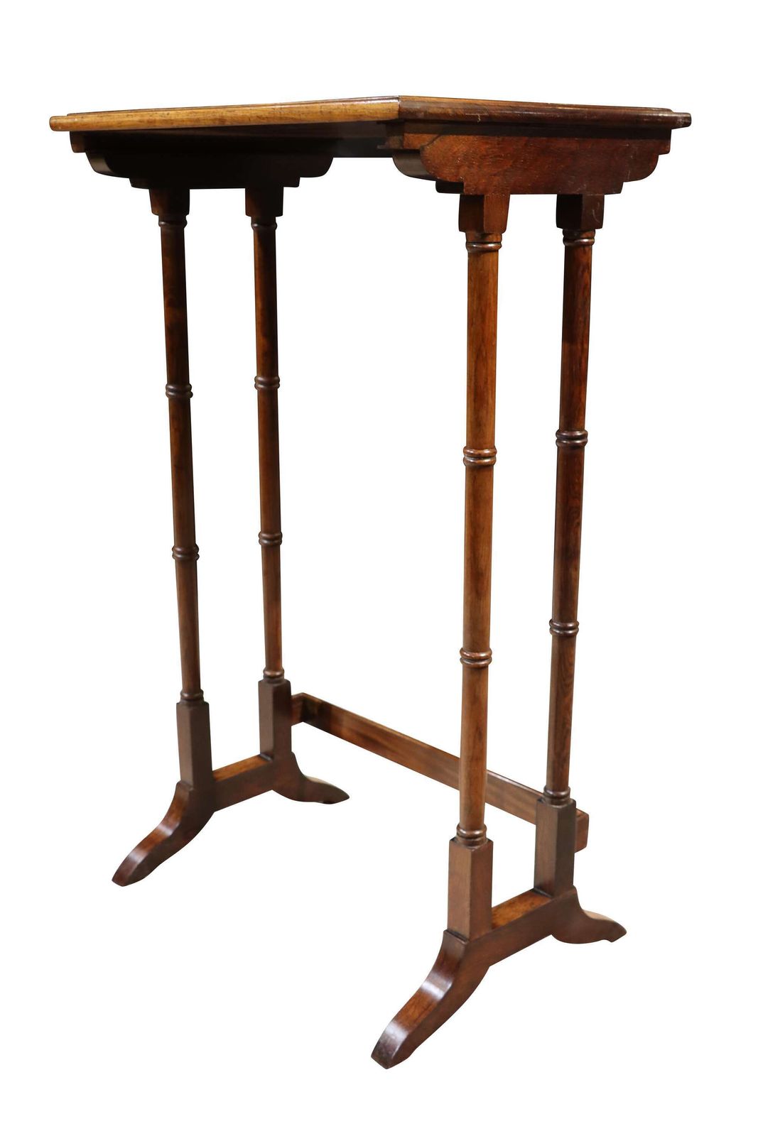 Regency Rosewood Nest Of Three Tables C.1820 photo vintage