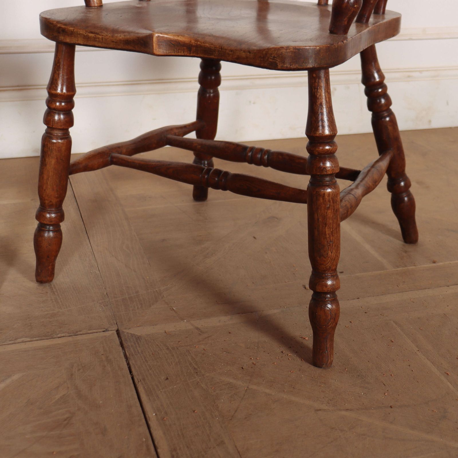Pair Of English Smokers Bow Arm Chairs photo 1080.0