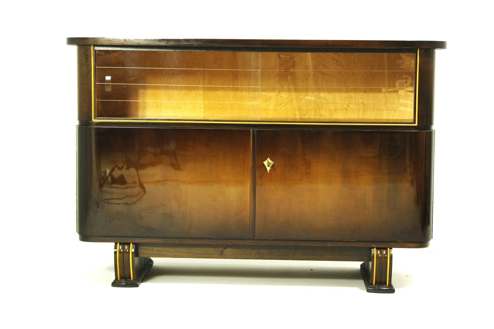 Sideboard With Display Cabinet From Schwaco Möbel Werk, Herford, Germany 1960s
