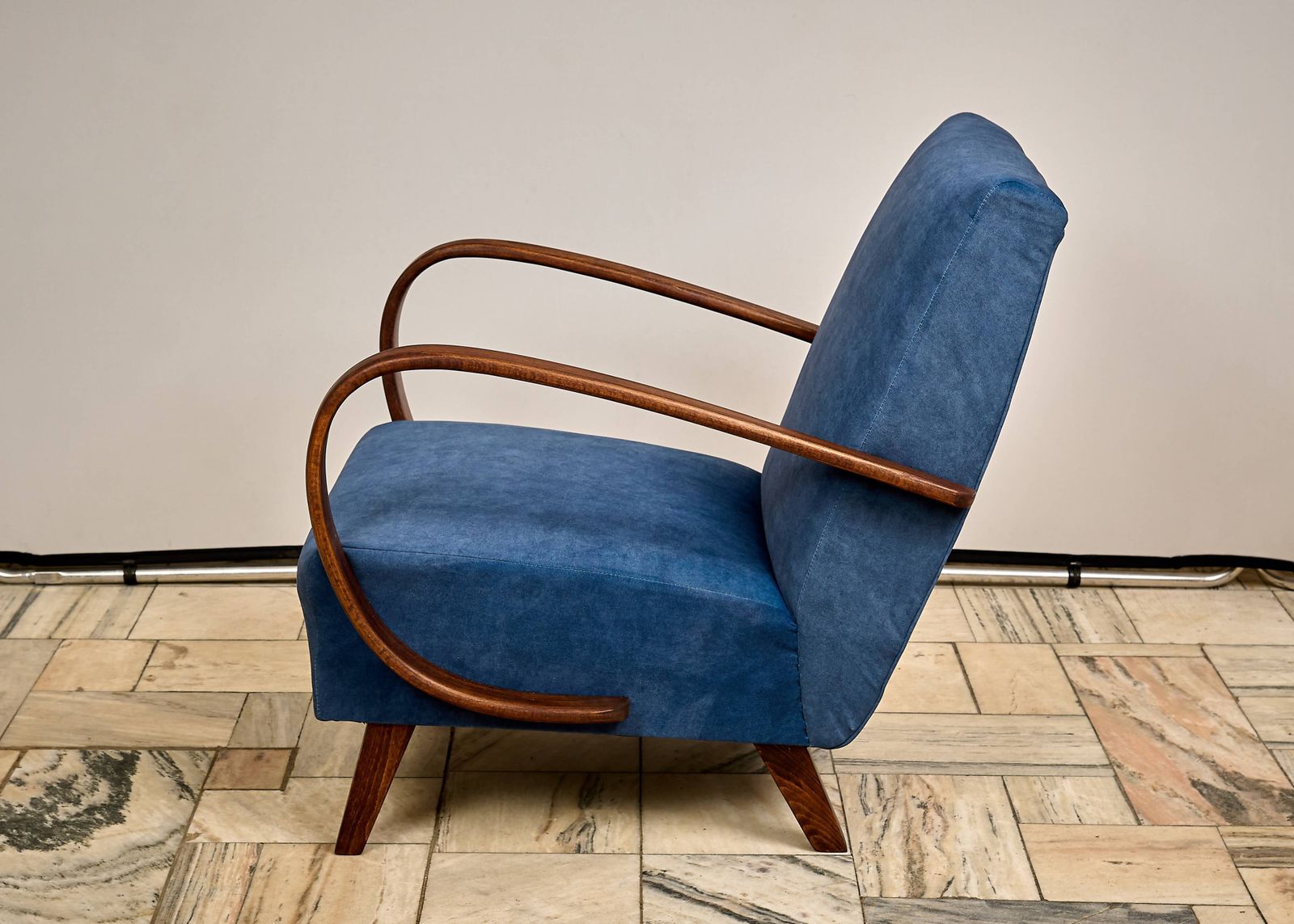 Jindrich Halabala Armchair, Czechoslovakia 1940s photo buy