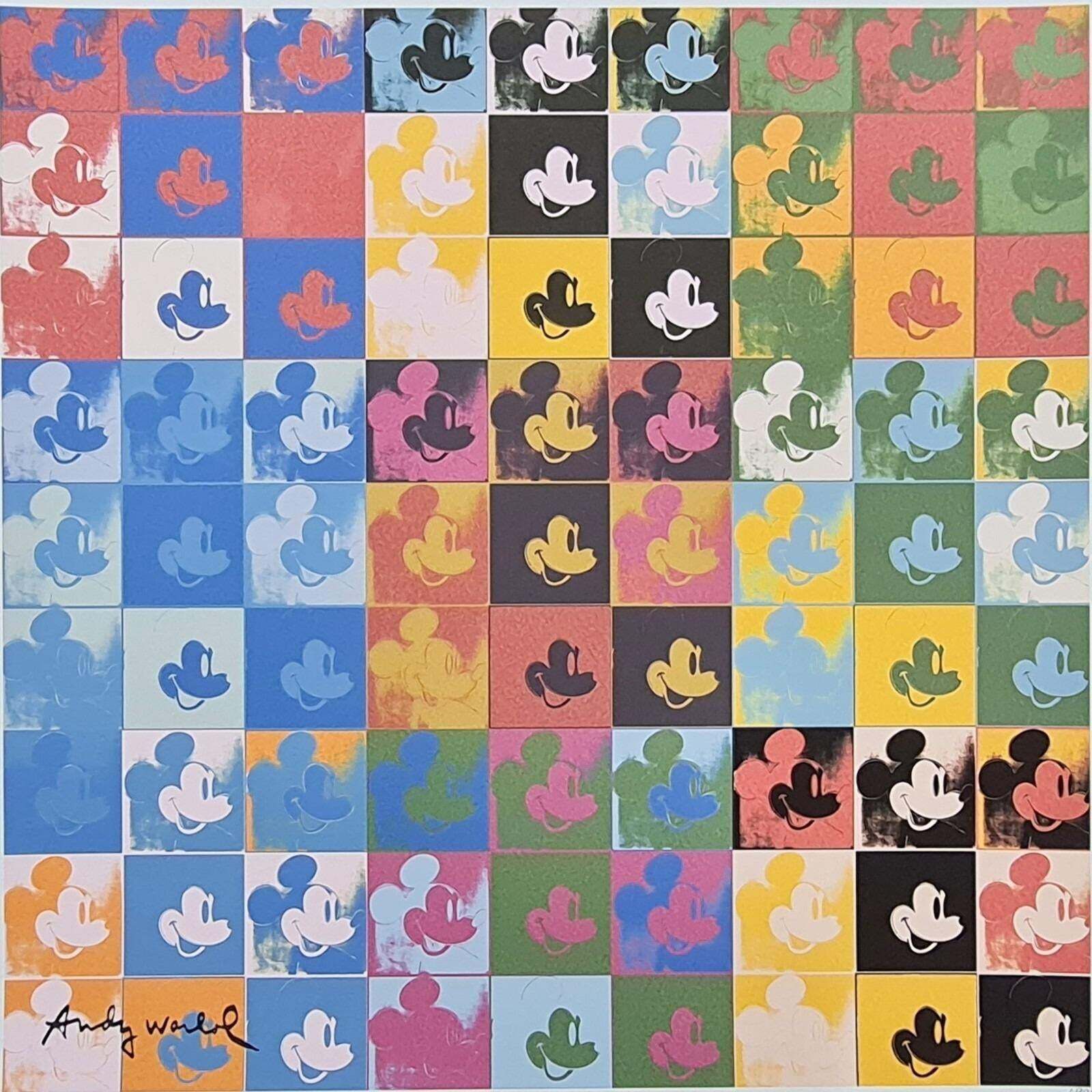 After Andy Warhol, Mickey Mouse, 1980s, Lithograph Reproduction Print photo 1854.0